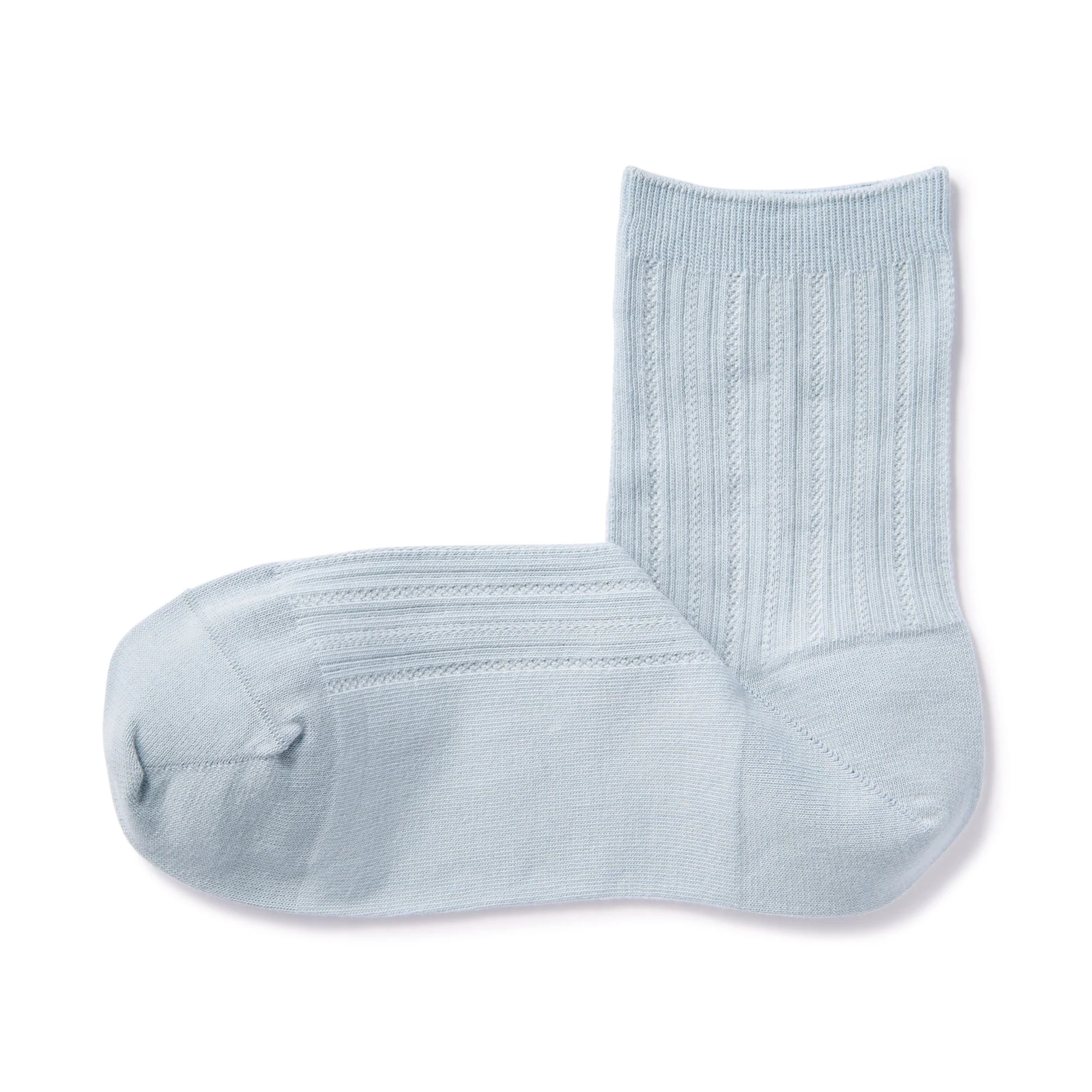 Right Angle Loose Top Patterned Short Socks - Image 8