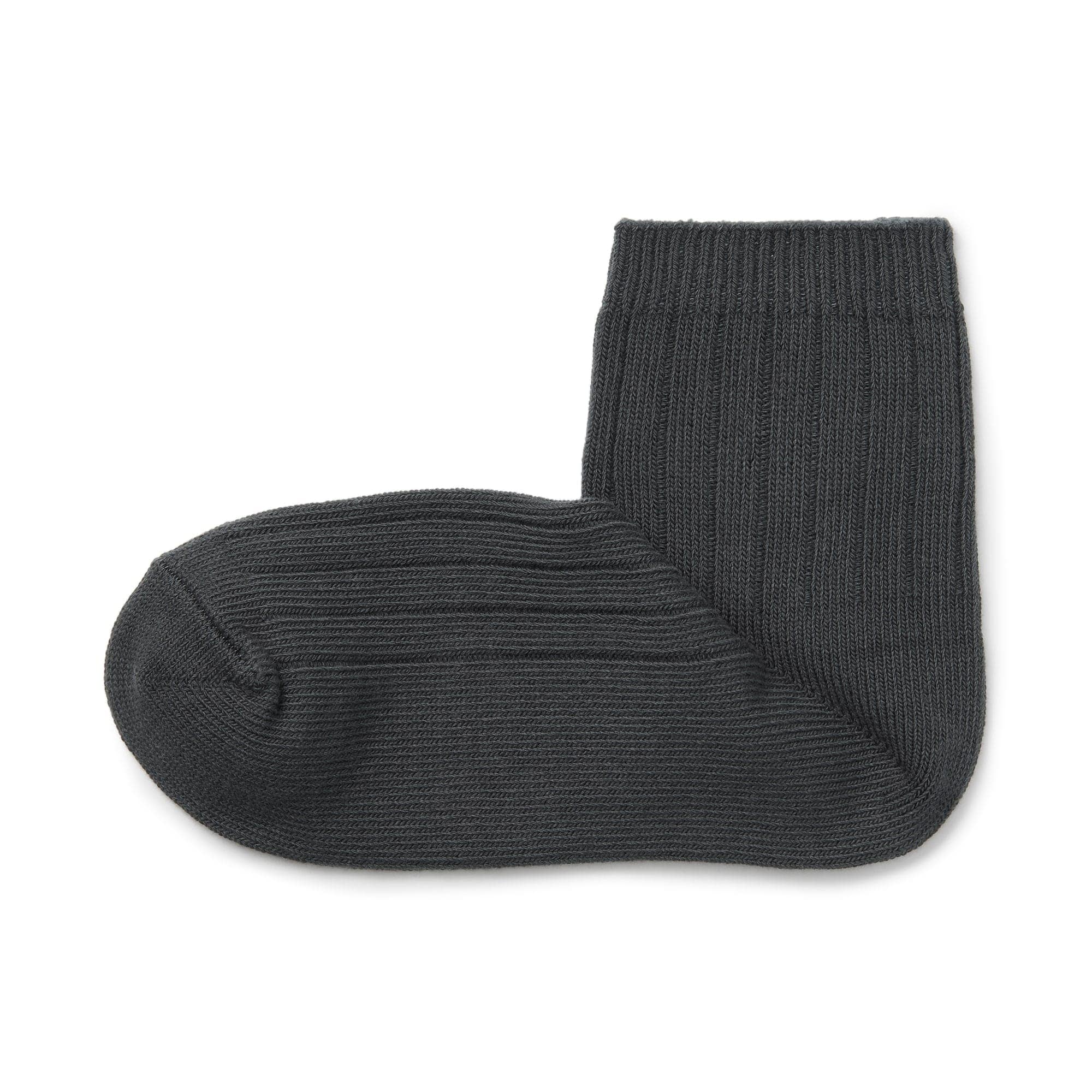 Right Angle Loose Top Ribbed Short Socks - Image 7