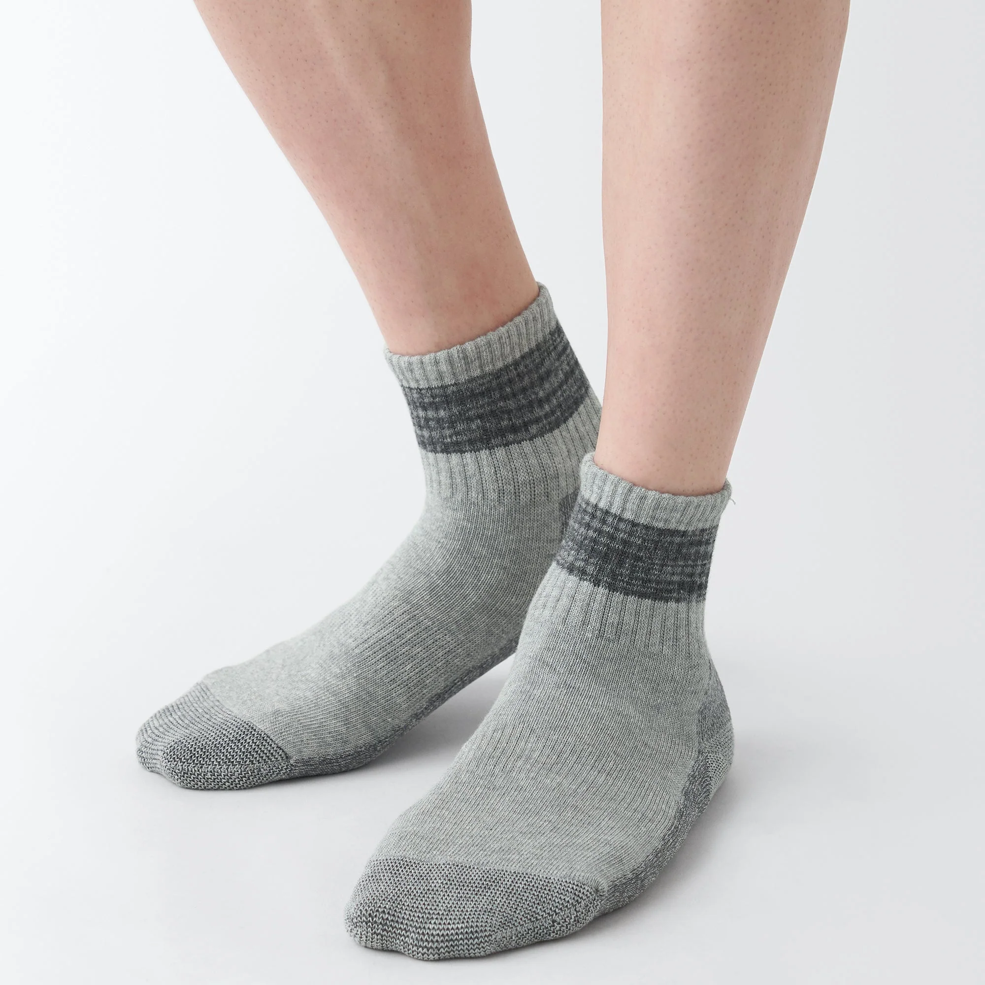 Right Angle Pile Short Socks - Pattern