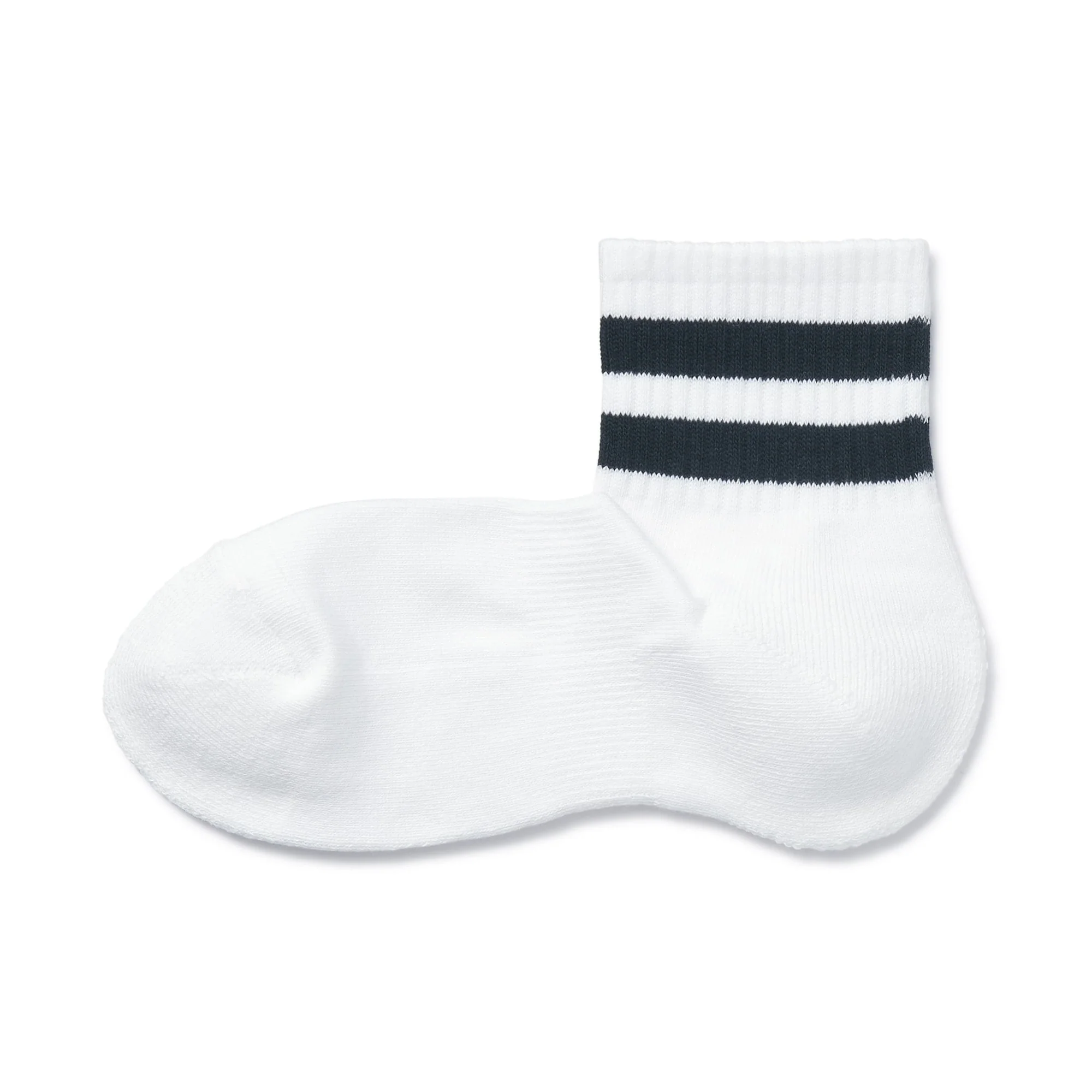 Right Angle Pile Short Socks - Stripe - Image 8