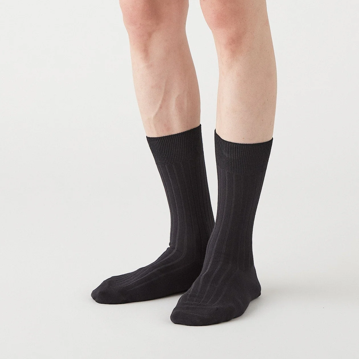 Right Angle Rib Business Socks