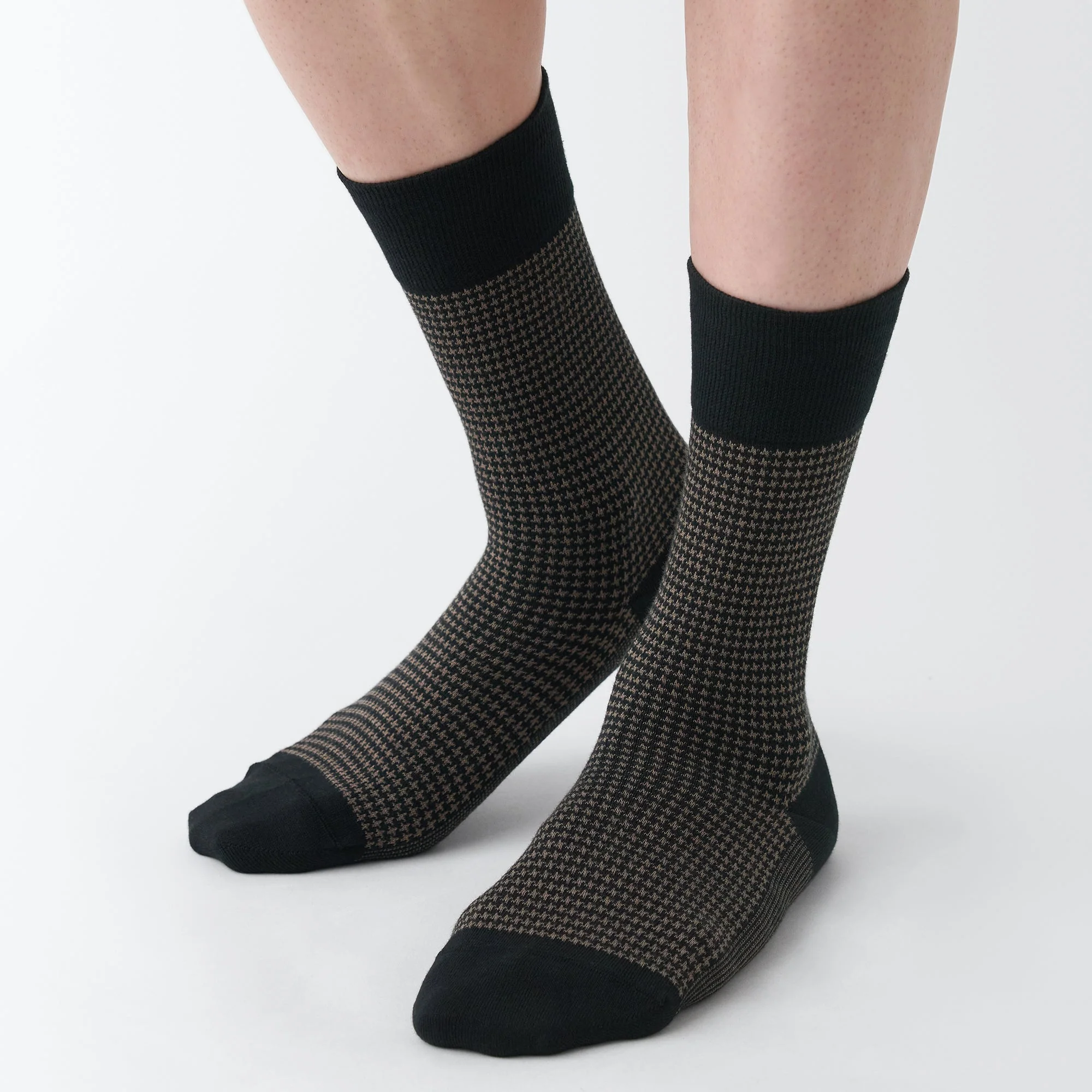 Right Angle Houndstooth Socks - Image 3