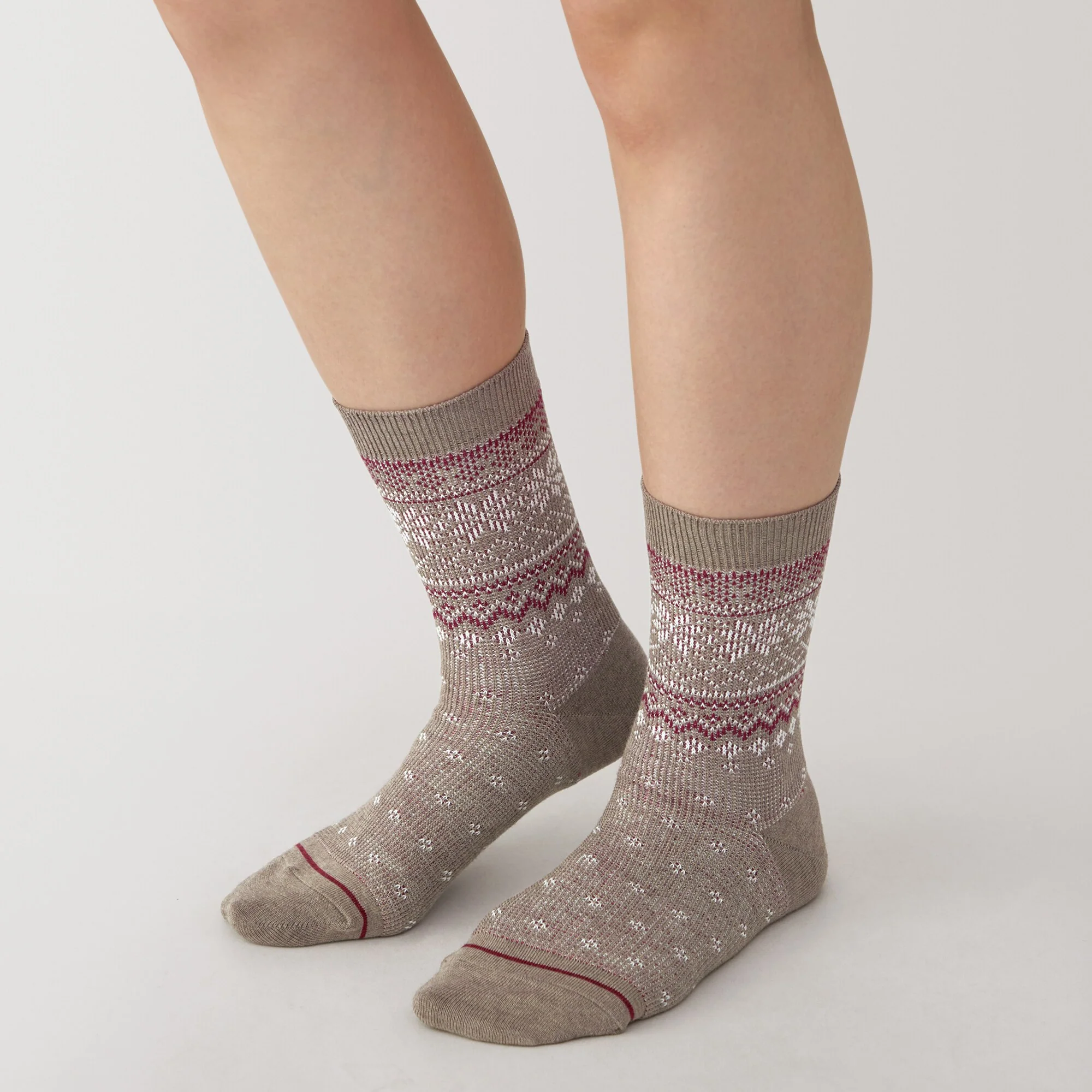 Right Angle Warm Pattern Socks - Image 6