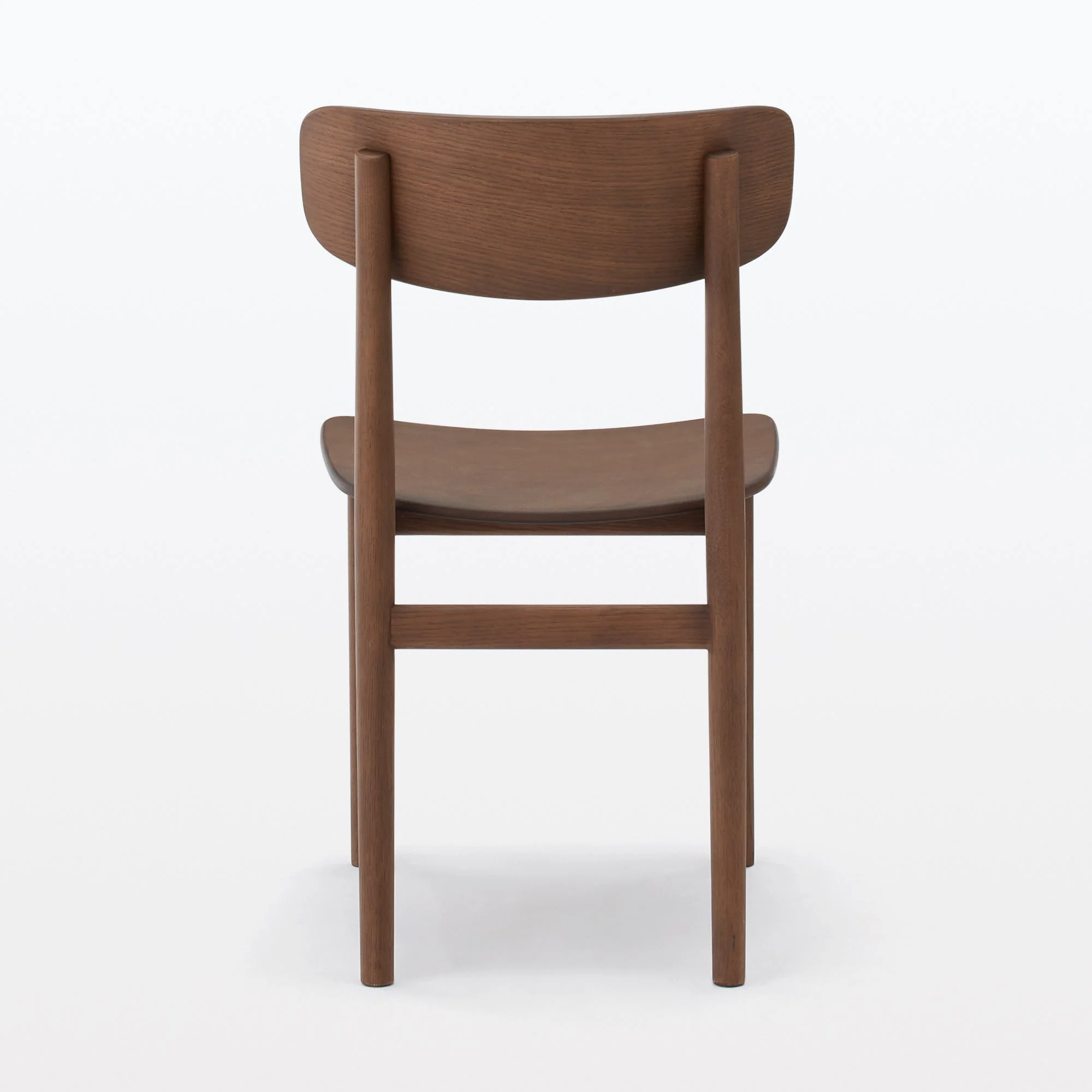 Oak Round Chair - Brown - Image 3