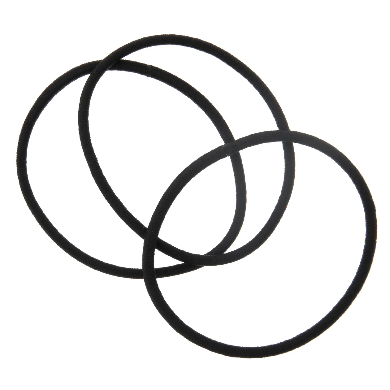 Rubber Hair Bands Thin (3pcs) - Image 3