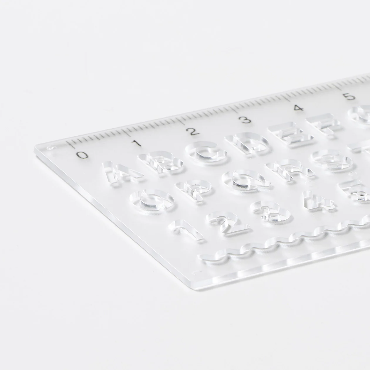 Ruler with Alphabet and Numbers Template - Image 2
