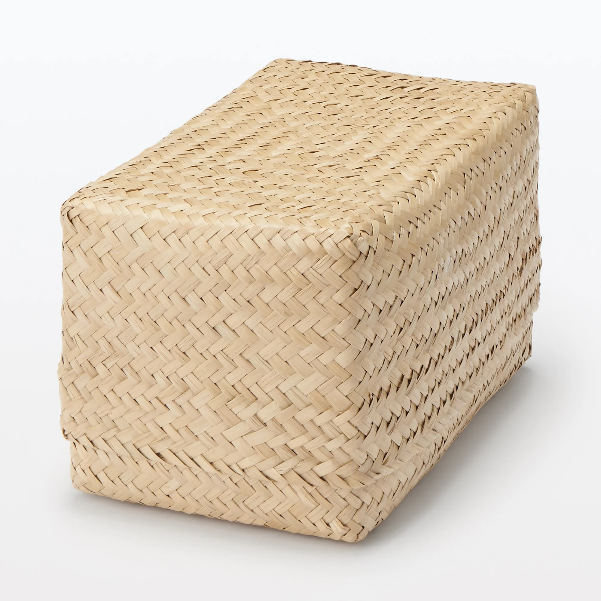 Seagrass Organizer Herringbone Rectangular Basket - Large (W15 x D25 x H12 cm) - Image 7
