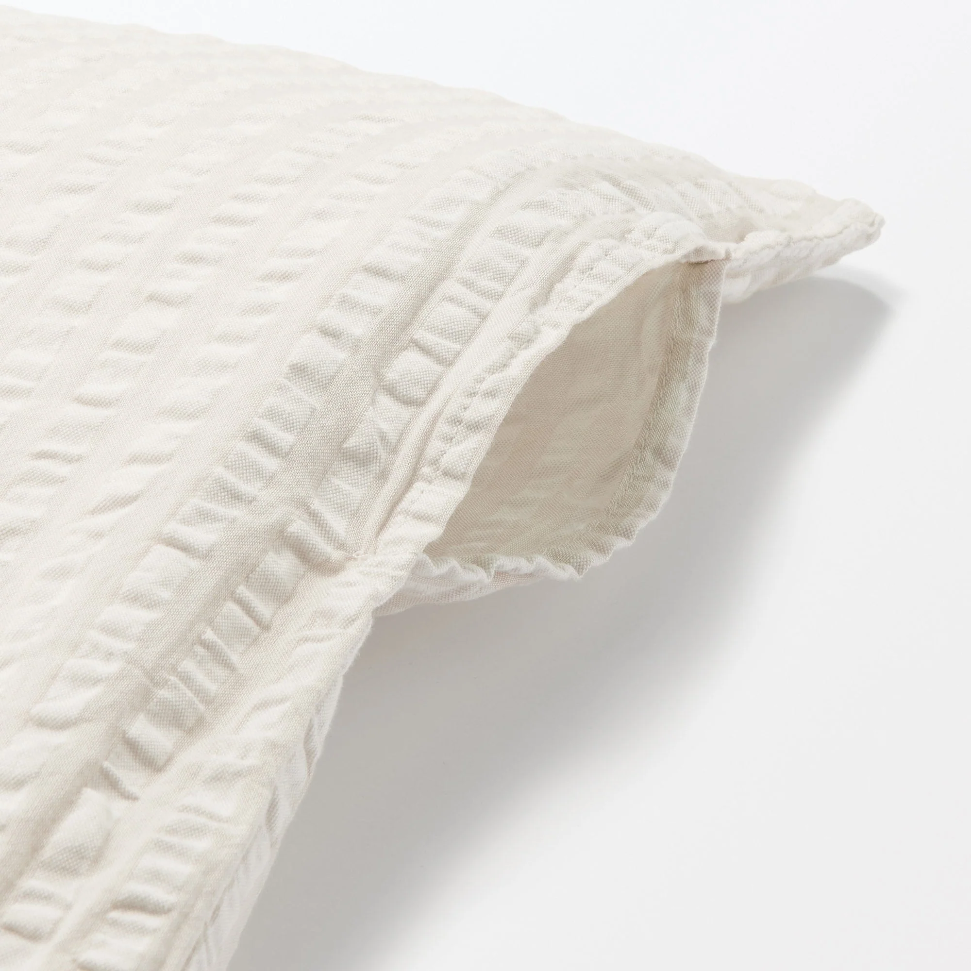 Seersucker Striped Duvet Cover - Image 4