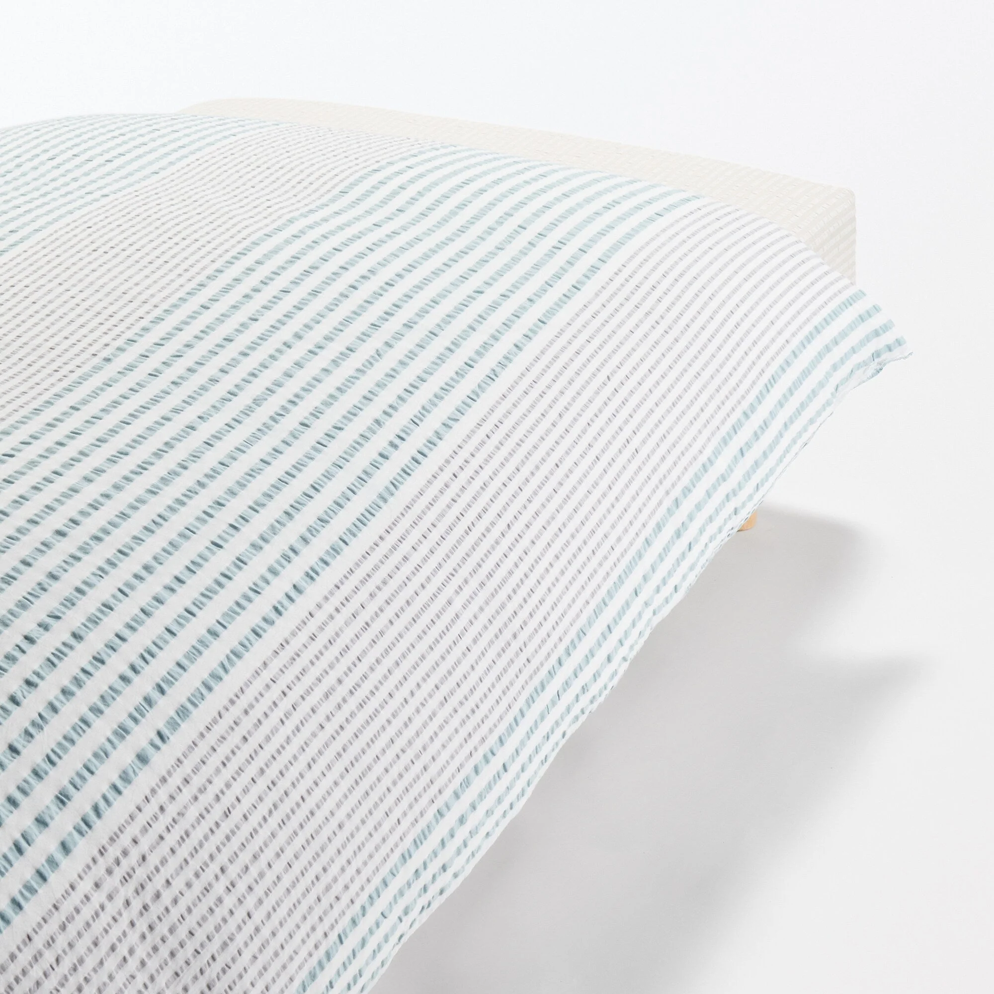 Seersucker Striped Duvet Cover - Image 7