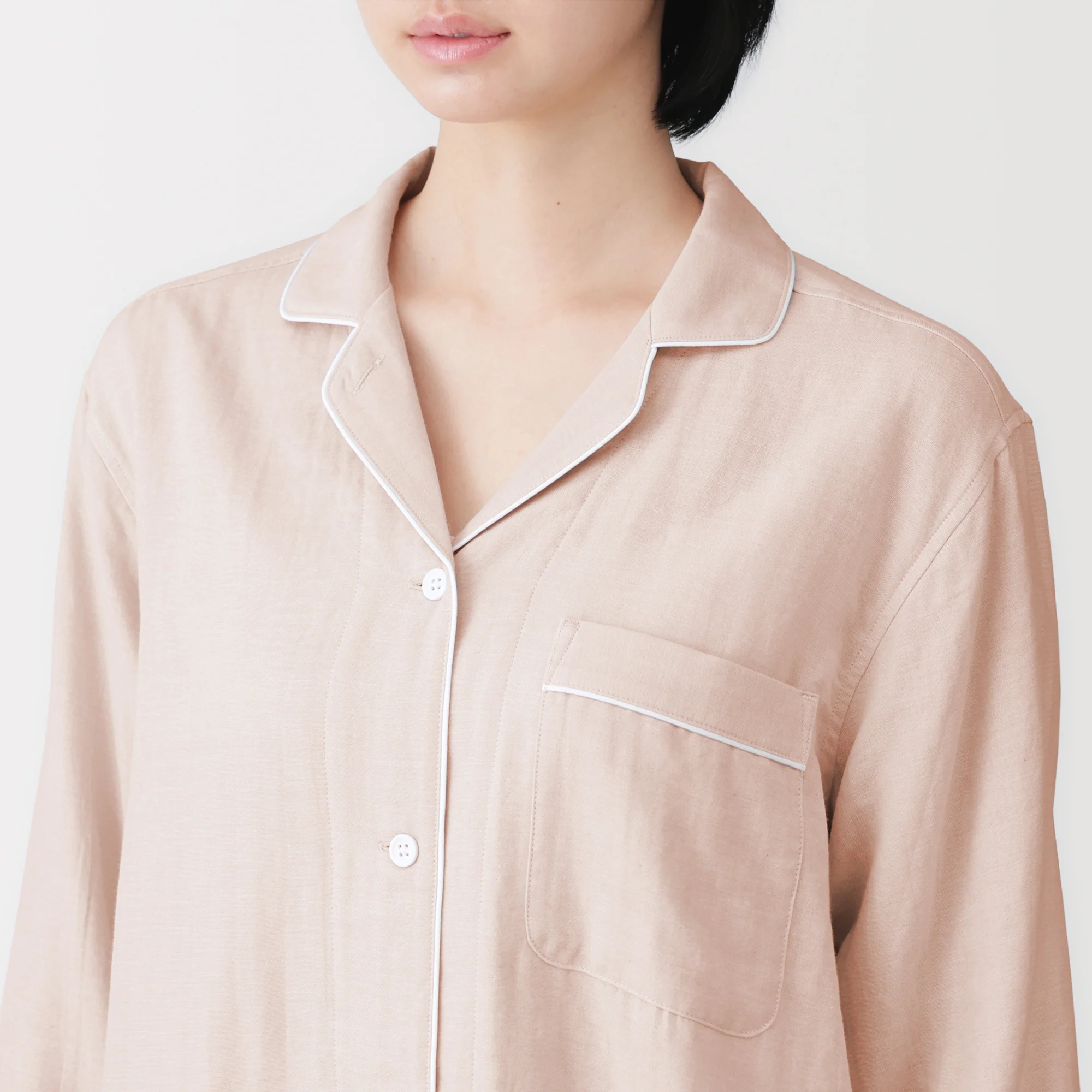 Side Seamless Double Gauze Pajamas - Image 6