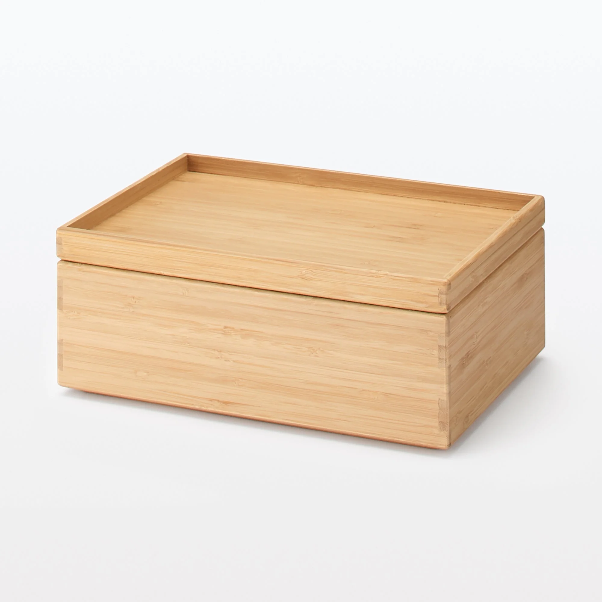 Stackable Bamboo Box - Half - Small W26 x D18.5 x H8.5 cm - Image 8