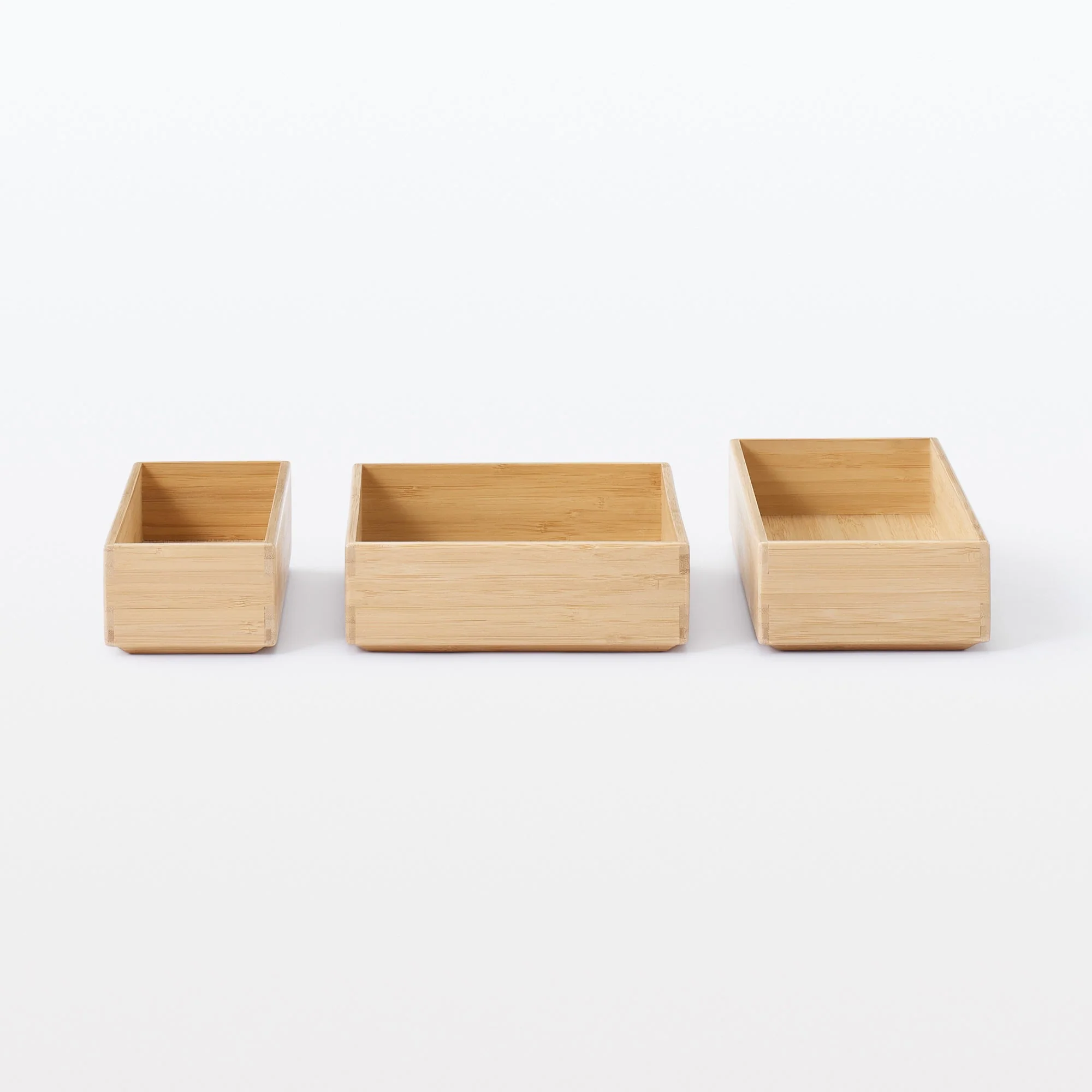 Stackable Bamboo Organizer Box - Large W11.5 x D34 x H5.5 cm - Image 8