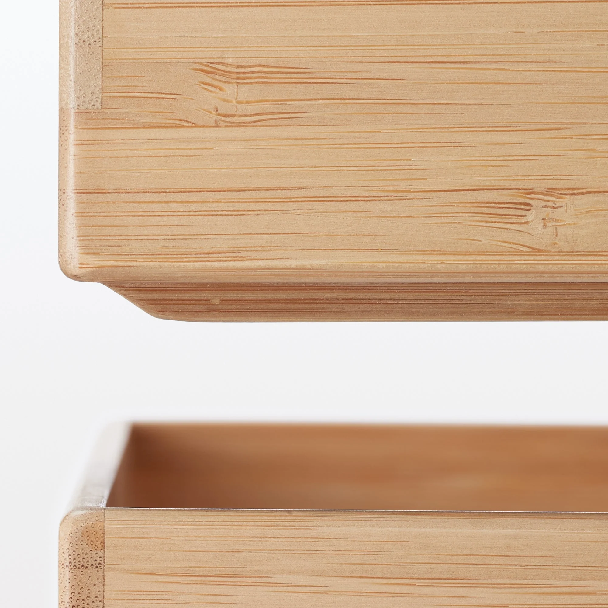 Stackable Bamboo Organizer Box - Small W8.5 x D26 x H5.5 cm - Image 7