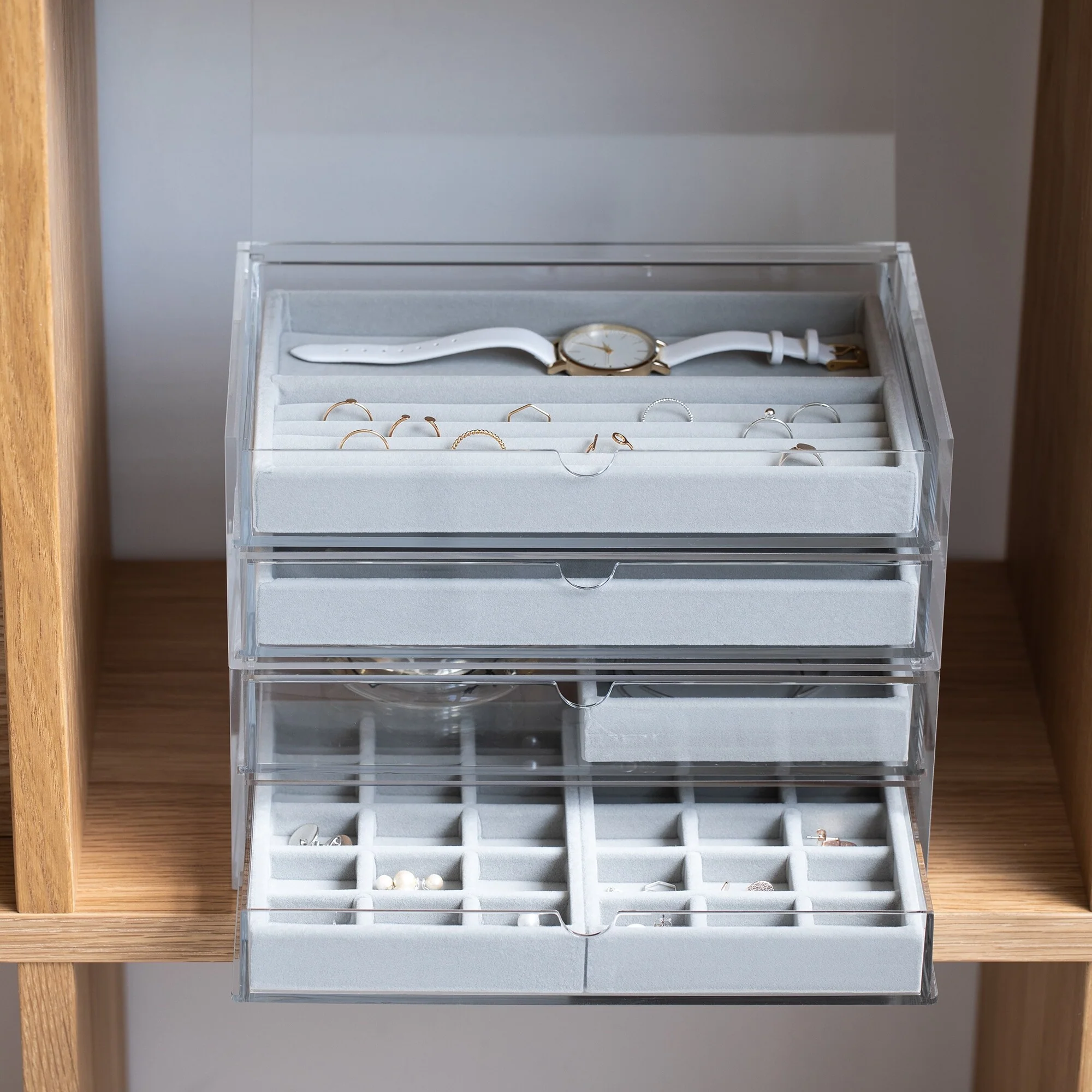 Stackable Velour Case for Accessories - Image 11