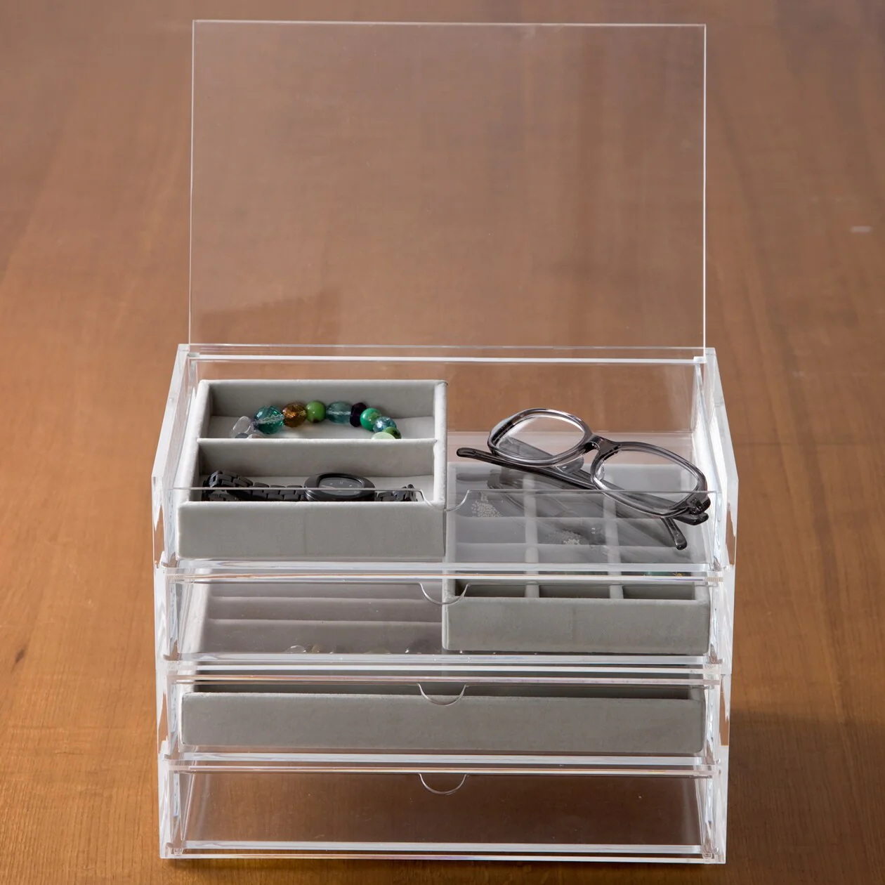 Stackable Velour Case for Accessories - Image 6
