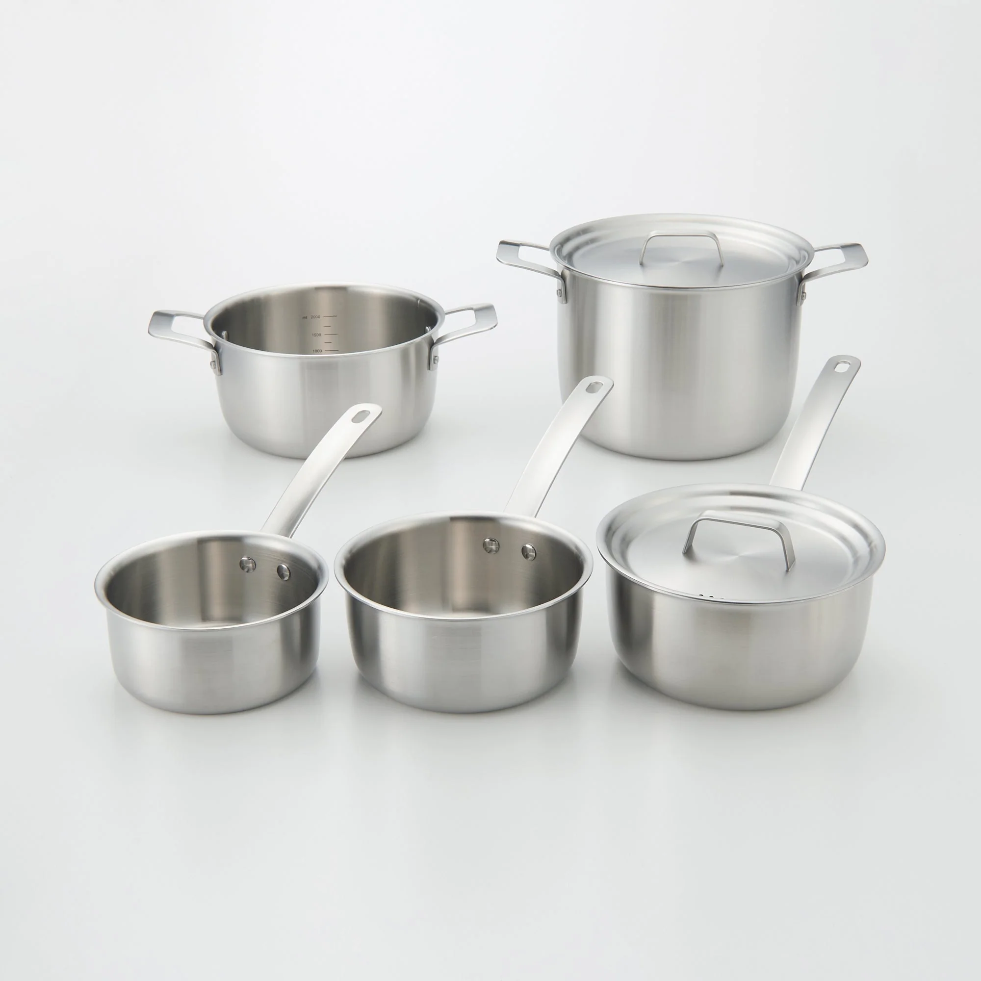 Stainless Aluminium 3-Layer Steel Saucepot 3L - Image 13