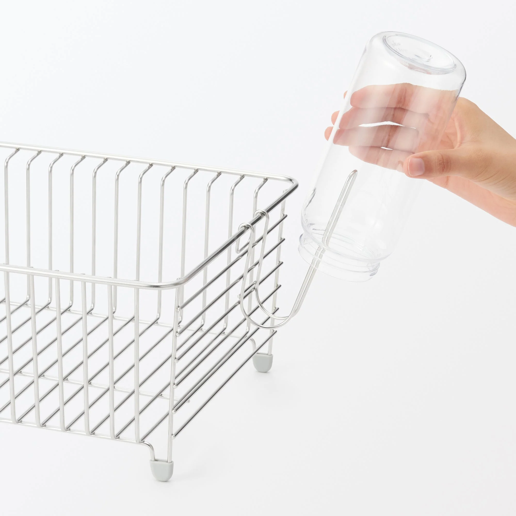 Stainless Steel Bottle Hook for Dish Drainer - Image 2