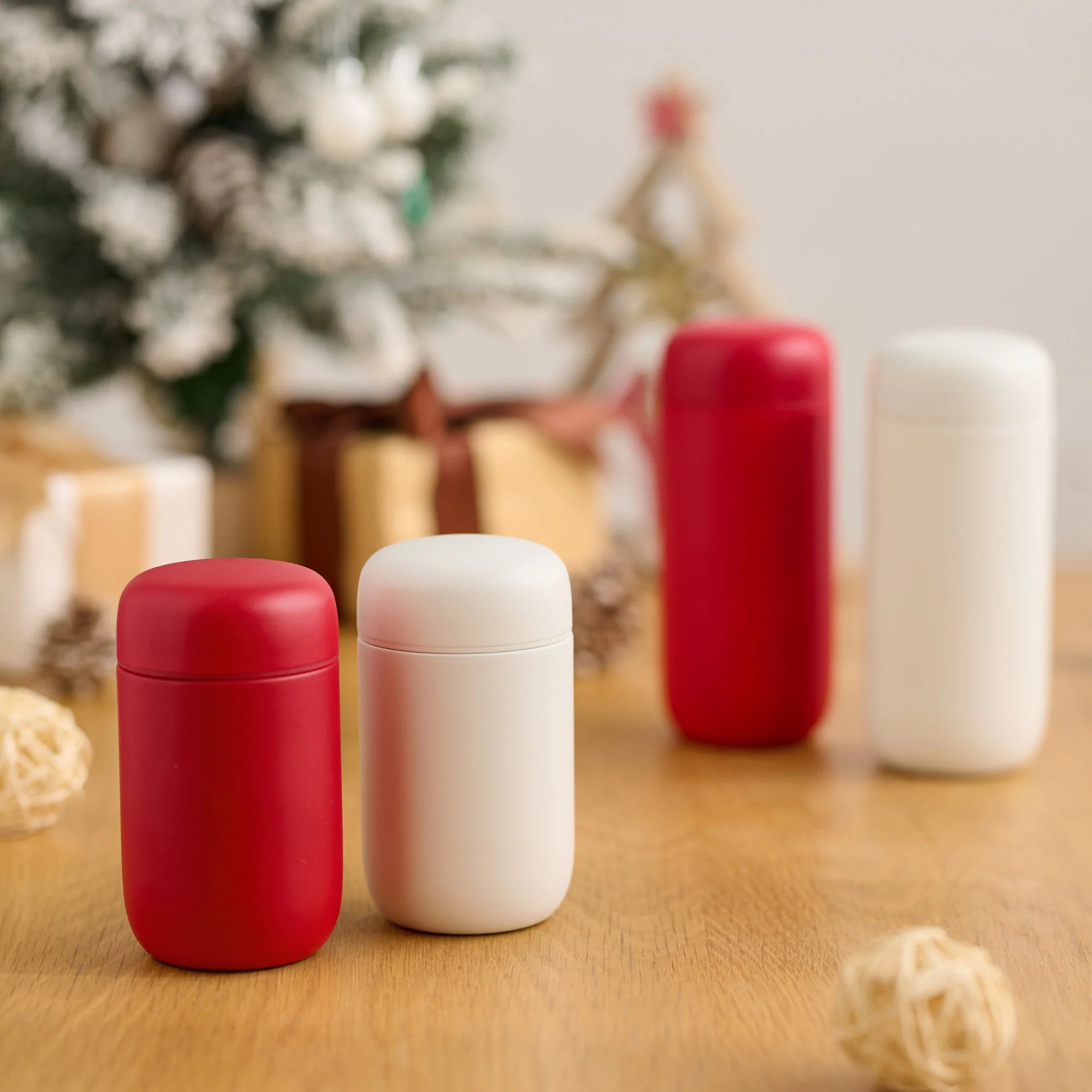 Stainless Steel Bottle - Red (320 ml) - Image 17