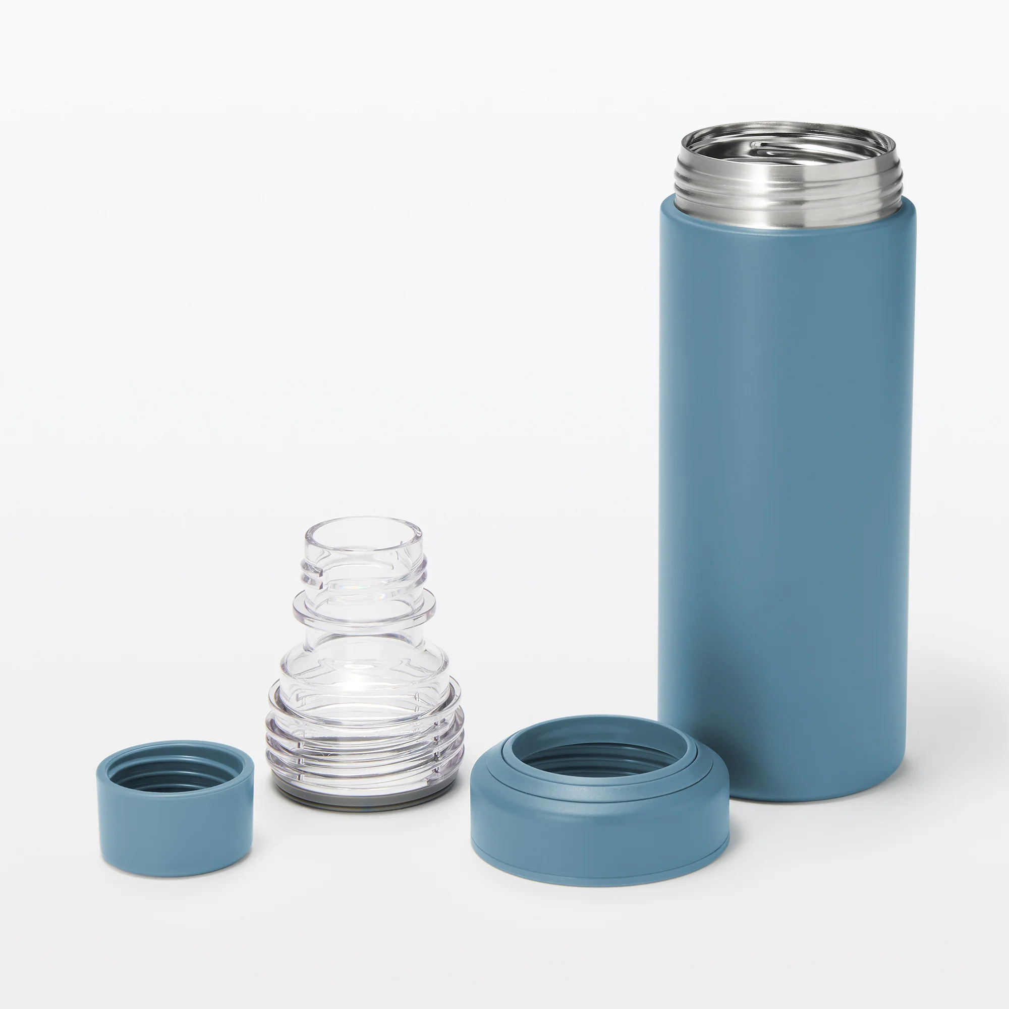 Stainless Steel Carbonated Drink-Safe Cool Tumbler - Blue - Image 4