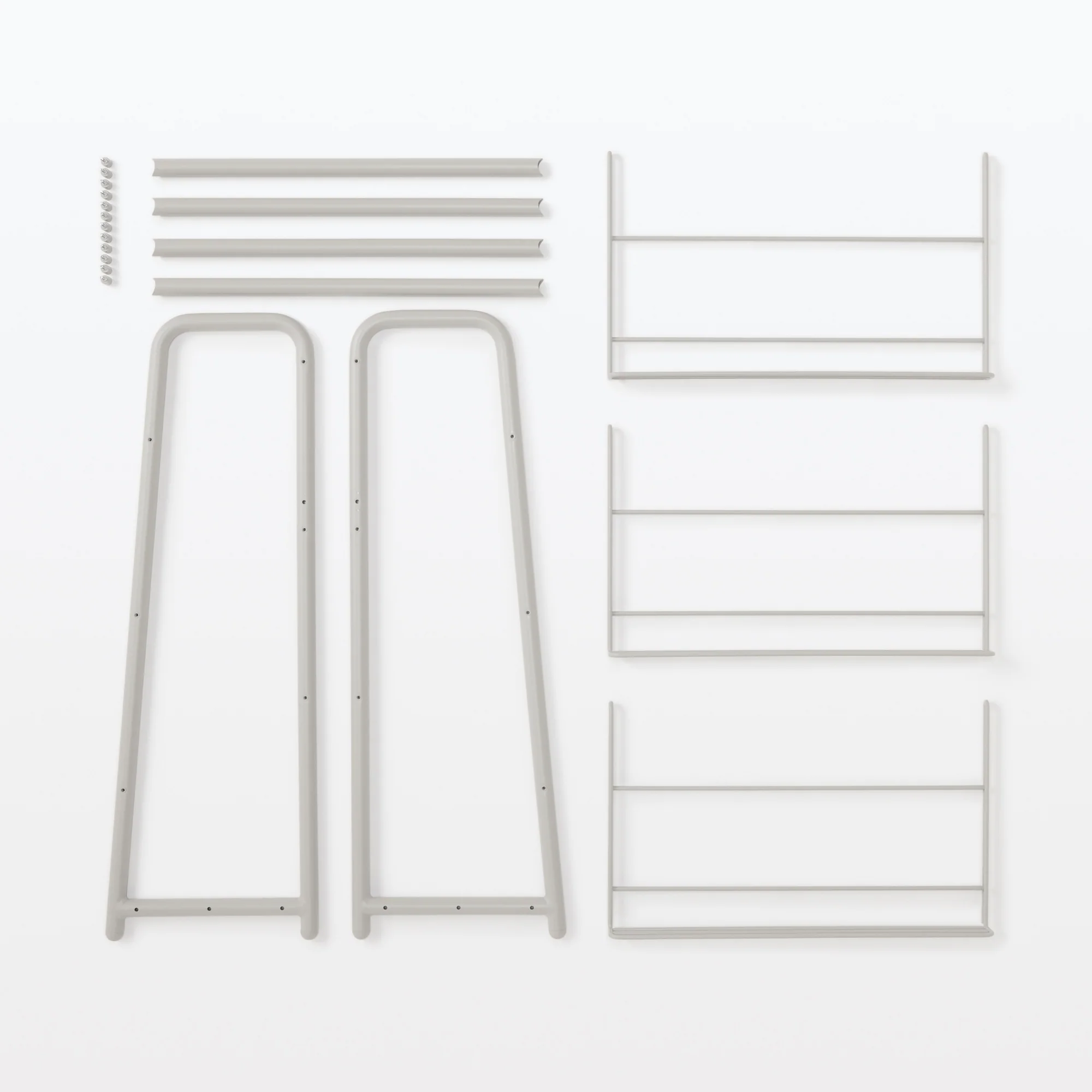 Steel Pipe Shoe Rack - Warm Grey - Image 6