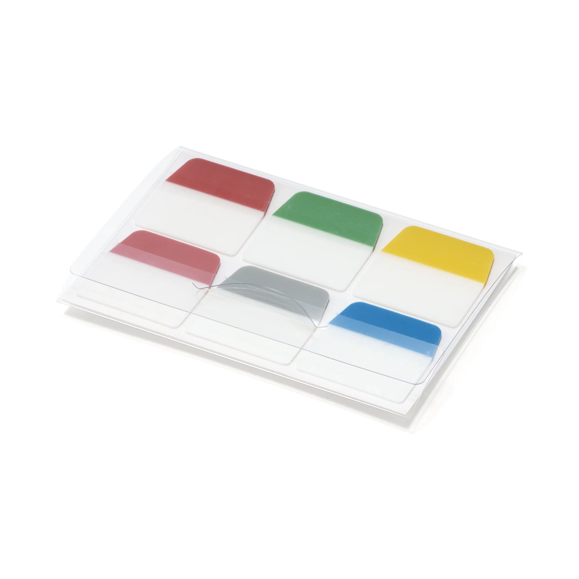 Sticky Square Index Tab Thick Film Type 5 Colour Set 25 x 25 mm - Image 2
