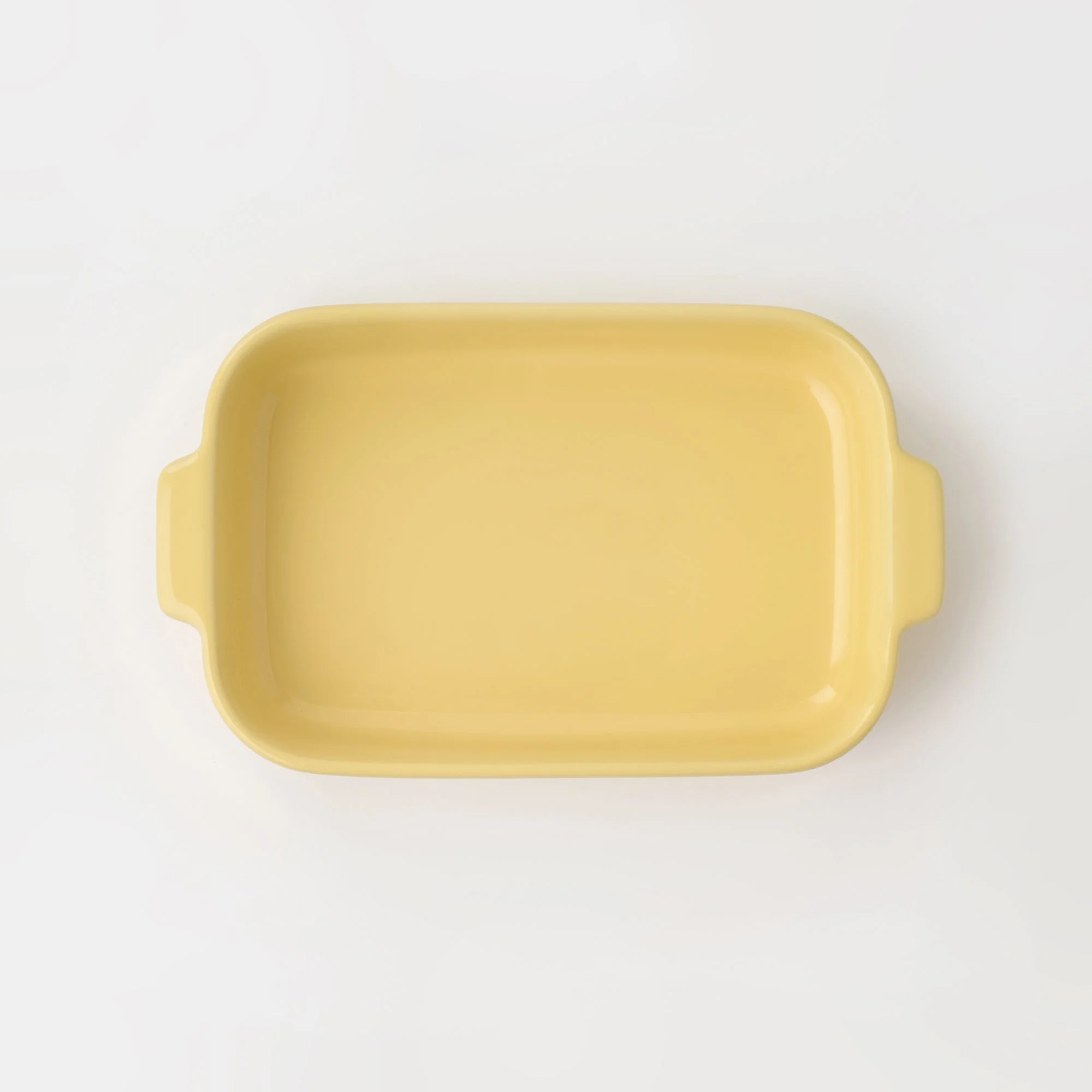 Stoneware Baking Dish Oven Tray - Light Yellow - Image 2