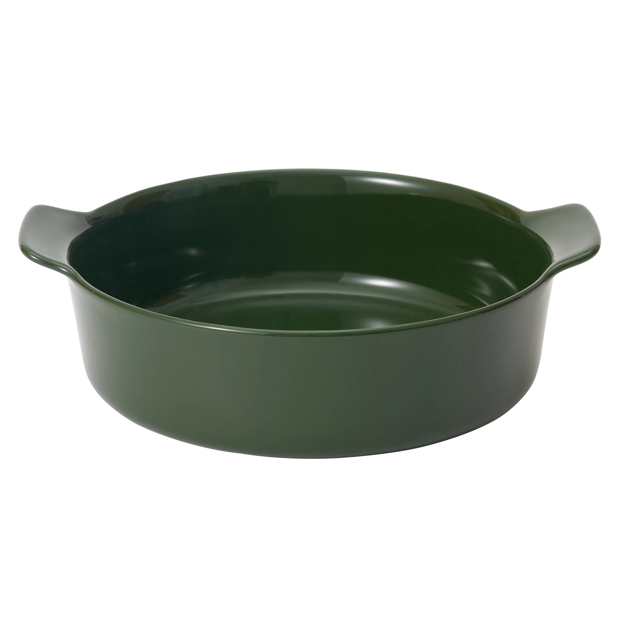 Stoneware Bowl (Dia. 20.9 cm) - Dark Green