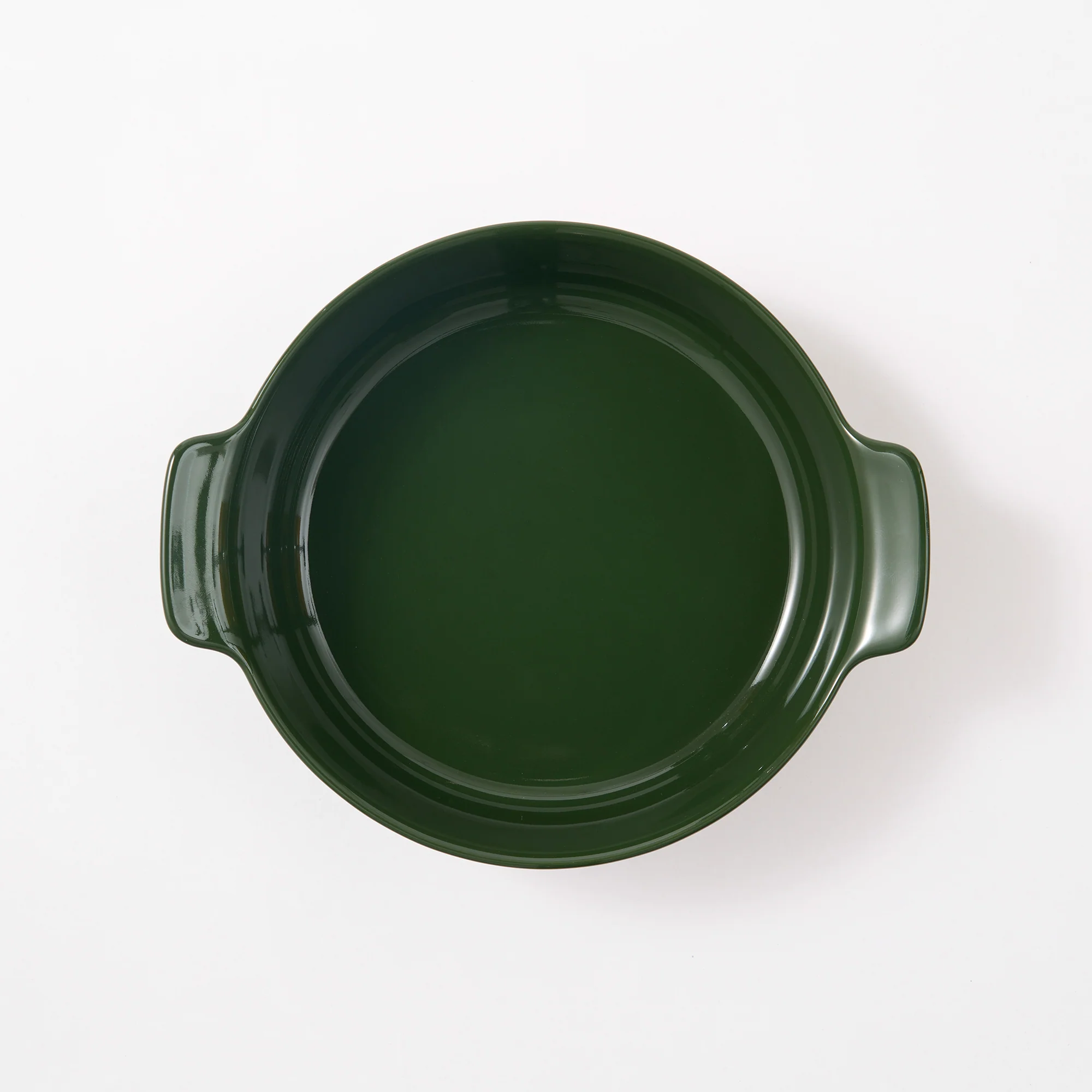 Stoneware Bowl (Dia. 20.9 cm) - Dark Green - Image 3
