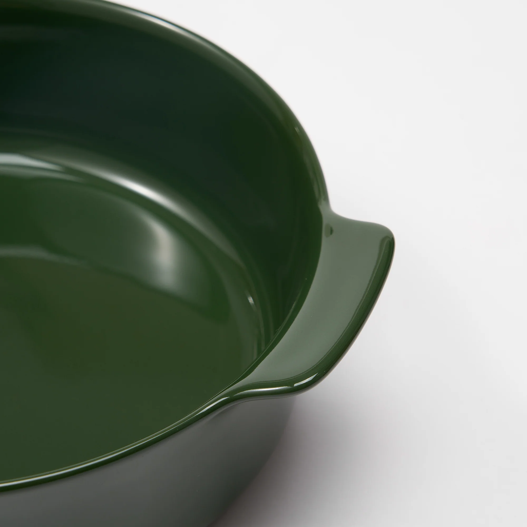 Stoneware Bowl (Dia. 20.9 cm) - Dark Green - Image 5