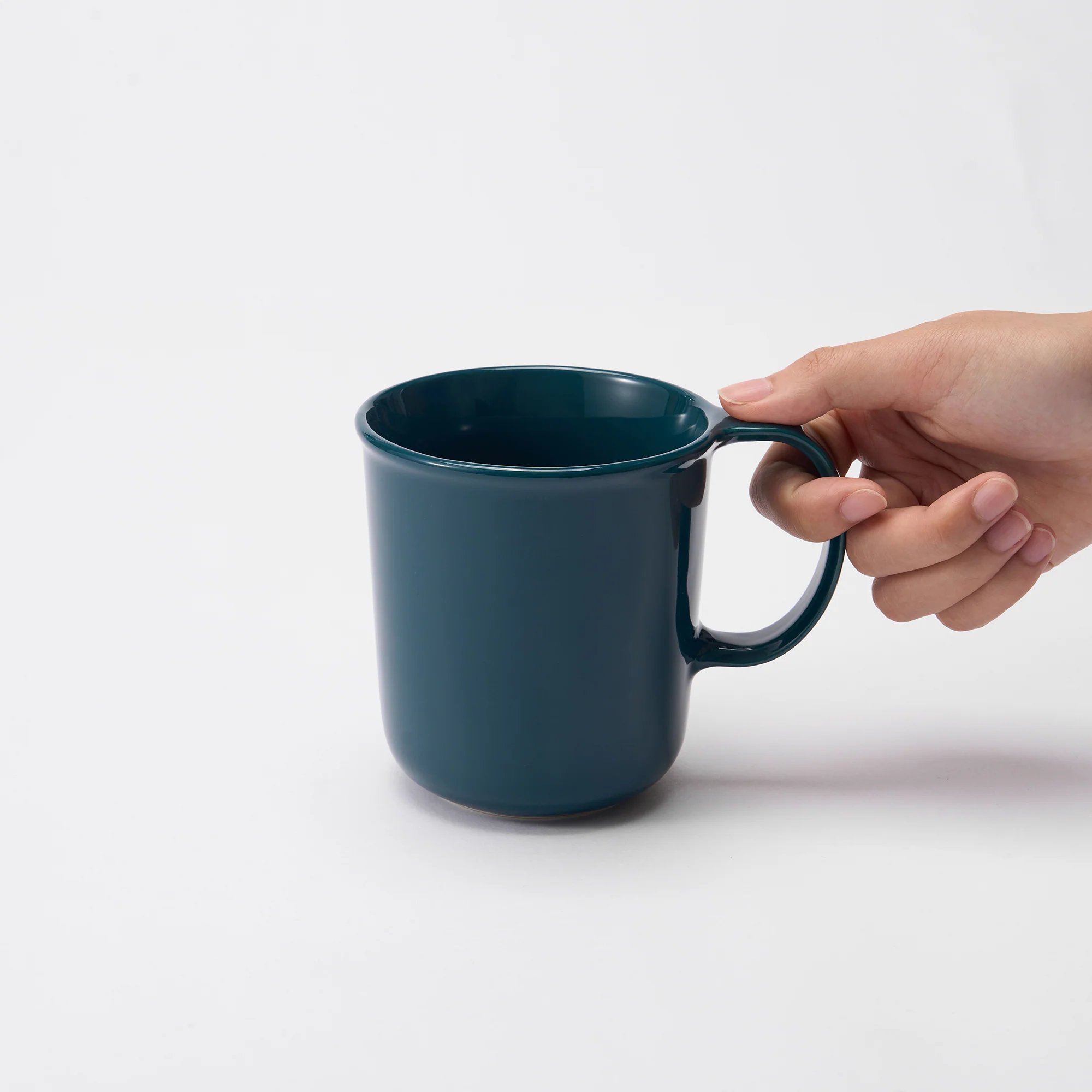 Stoneware Mug Cup (490 ml) - Dark Blue - Image 6