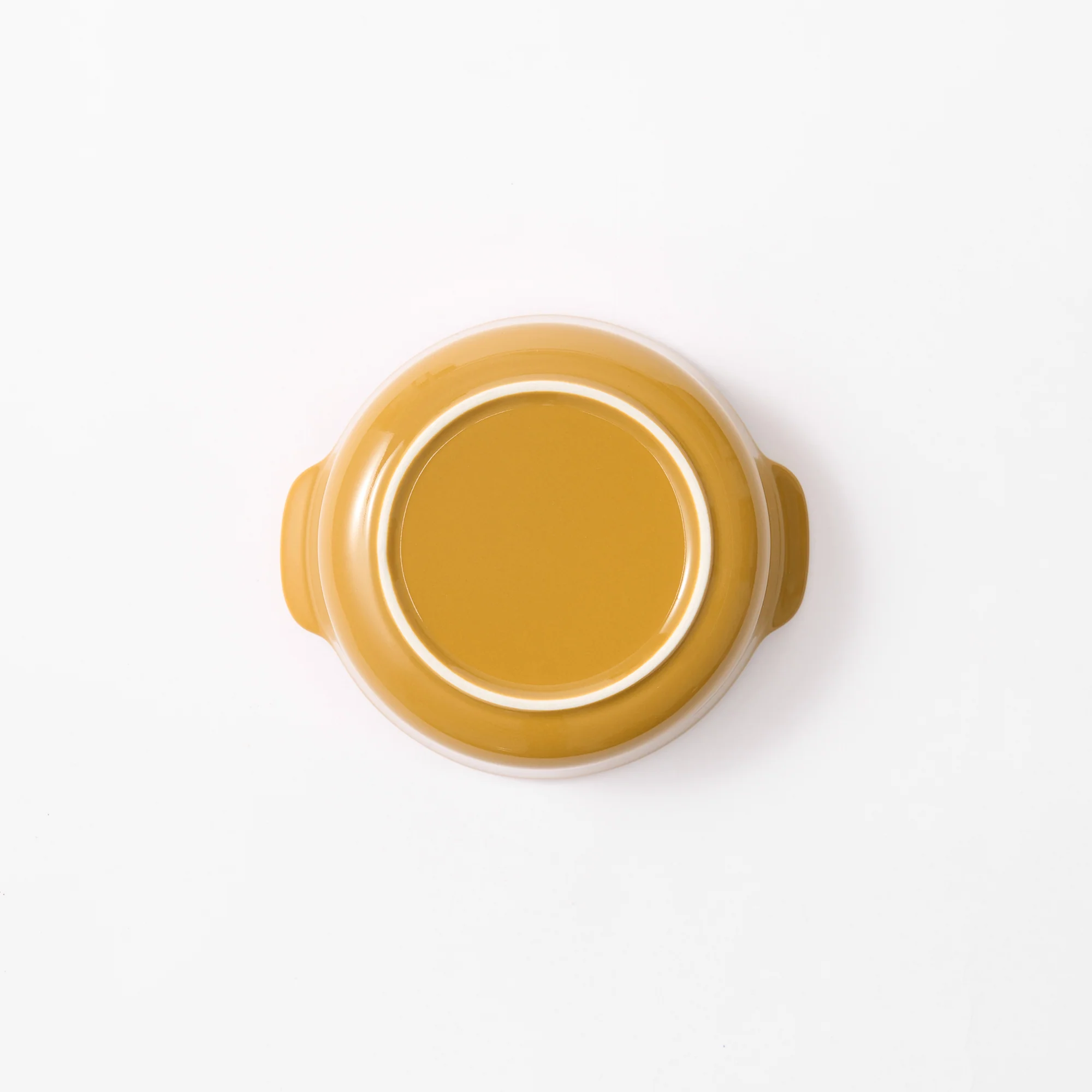Stoneware Plate (Dia. 12.8 cm) - Mustard Yellow - Image 5