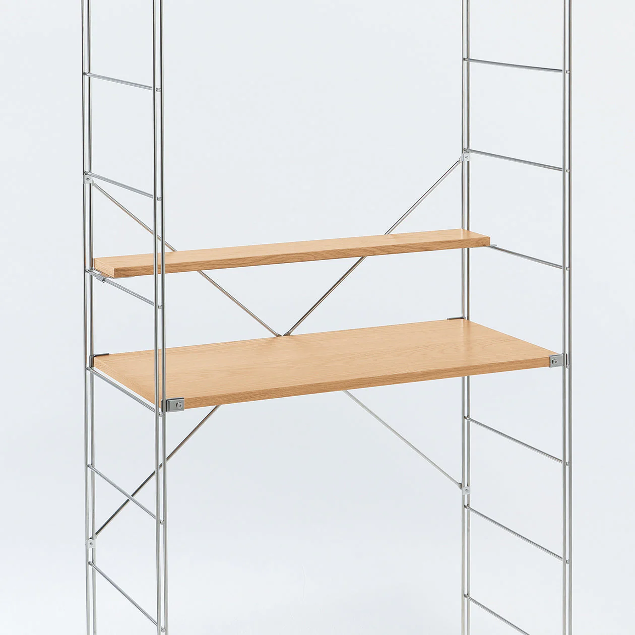 SUS Shelving Unit Additional Narrow Shelf - Oak - Wide (84 cm) - Image 2