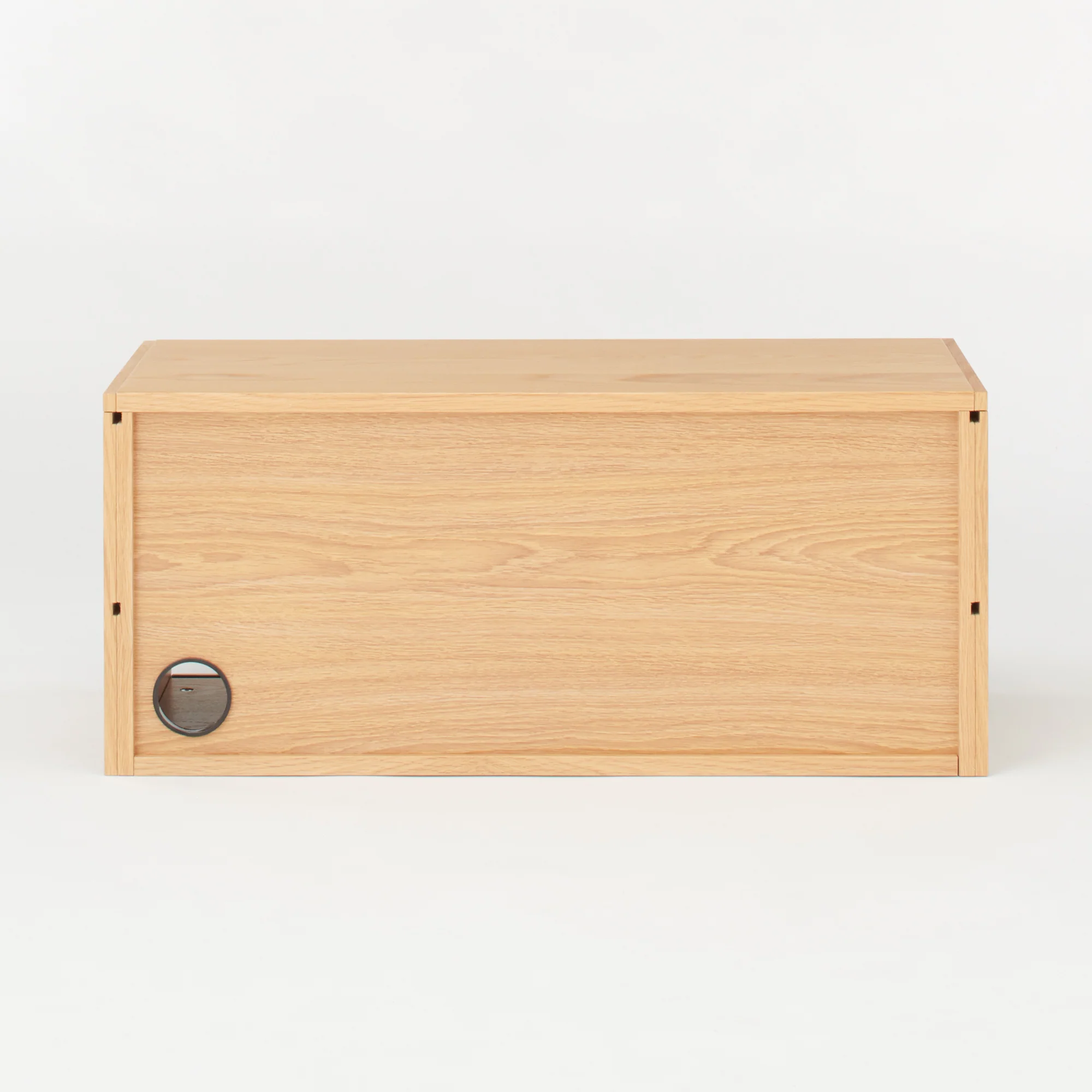 SUS Shelving Unit - Oak - Box With Glass Sliding Door - Image 7