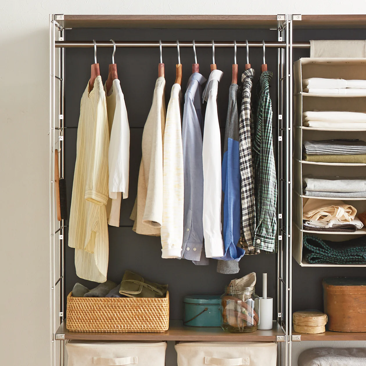 SUS Shelving Unit Wardrobe Bar - Wide (84 cm) - Image 3