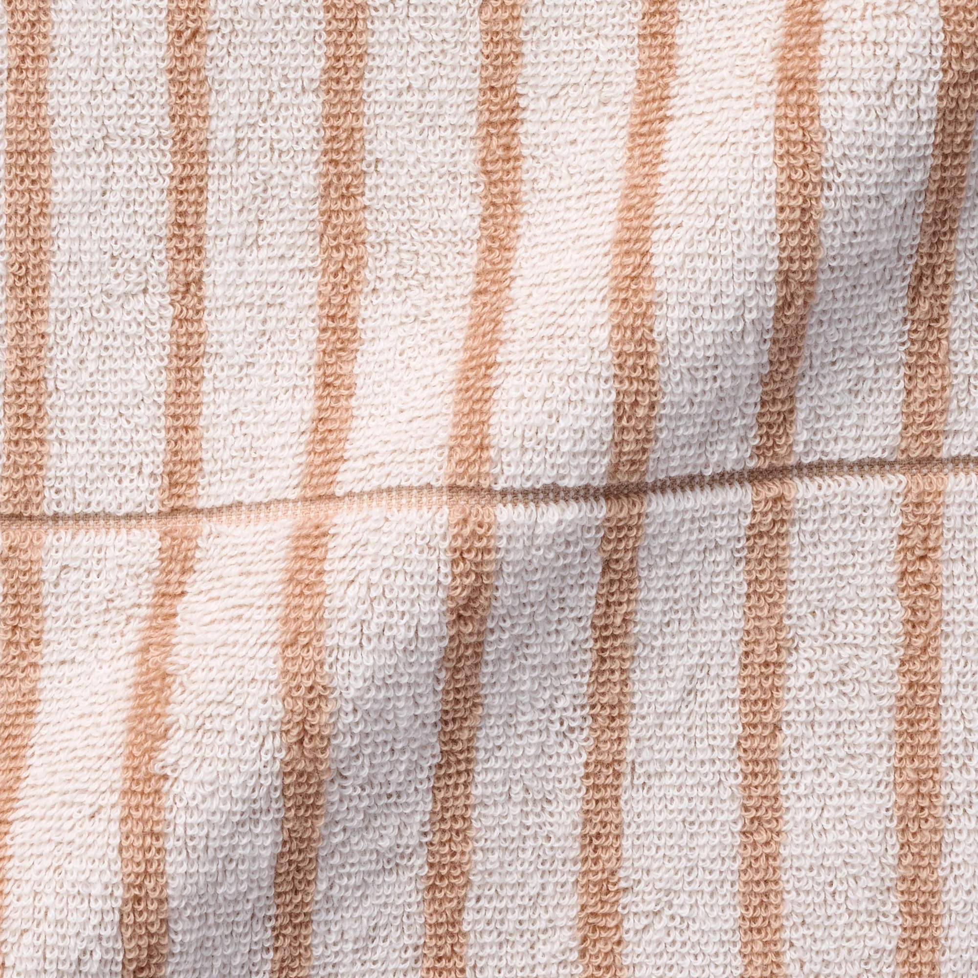Twin Pile Reversible Stripe Bath Towel - Image 7