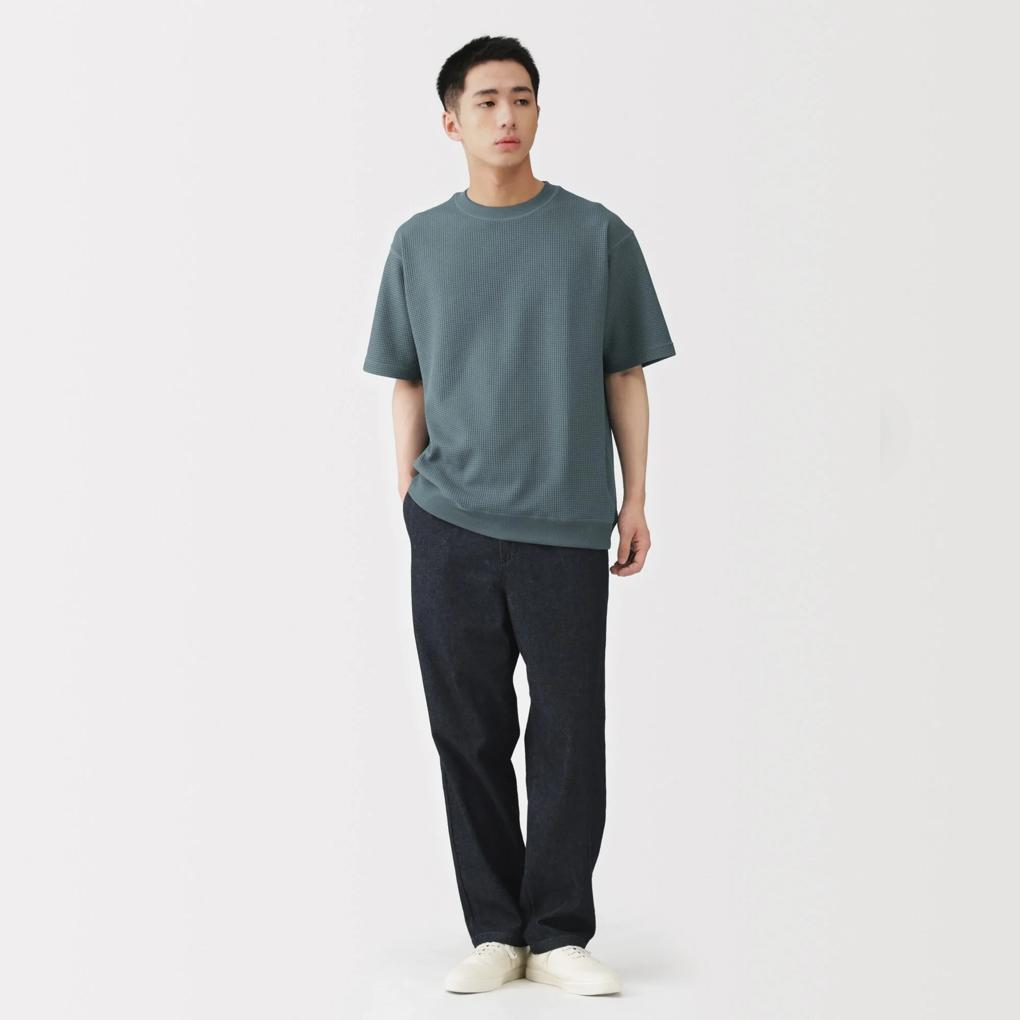 UV Protection Waffle T-Shirt - Image 25