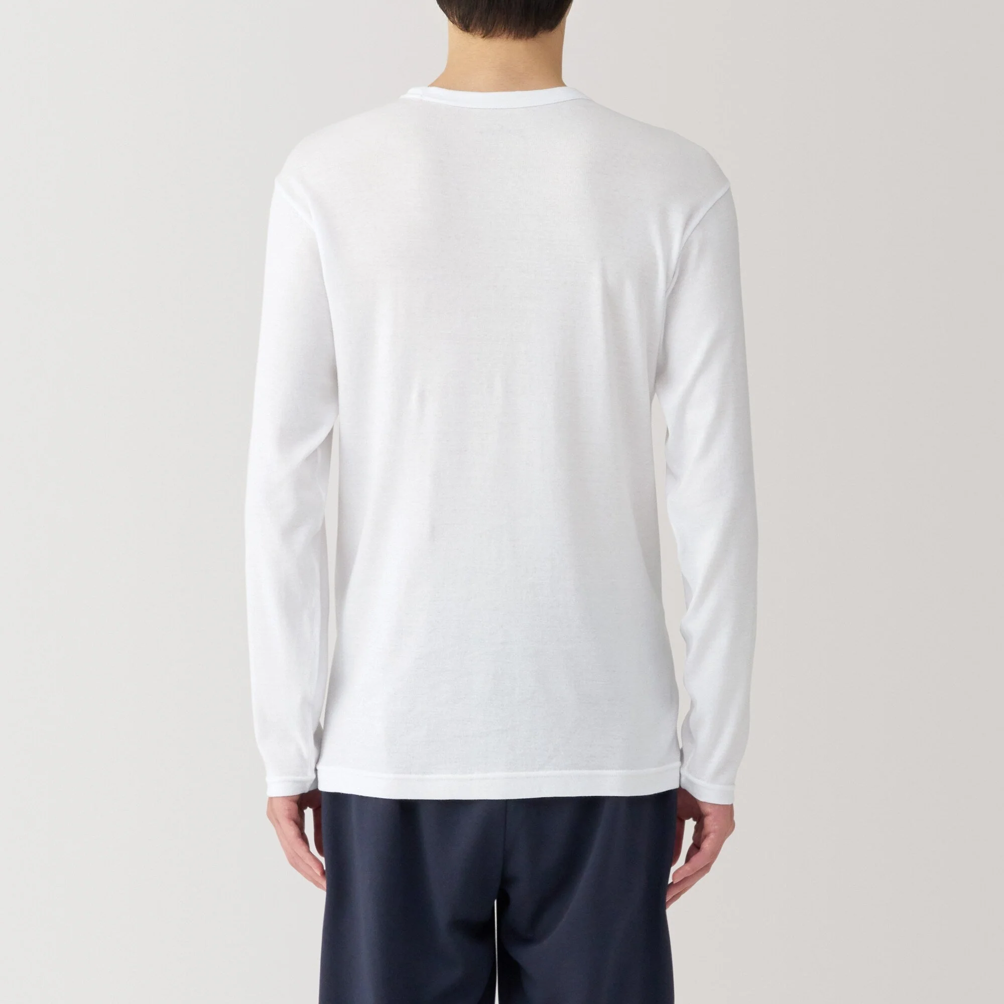 Warm Cotton Crew Neck T-Shirt - Image 6