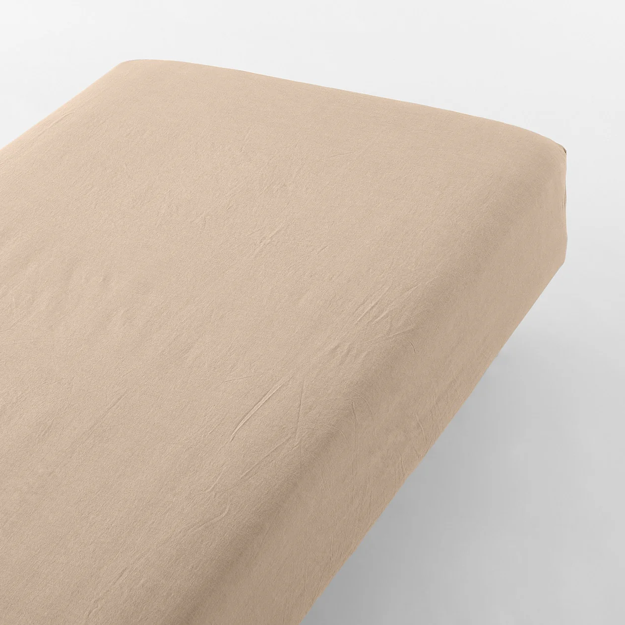 Washed Cotton Fitted Sheet