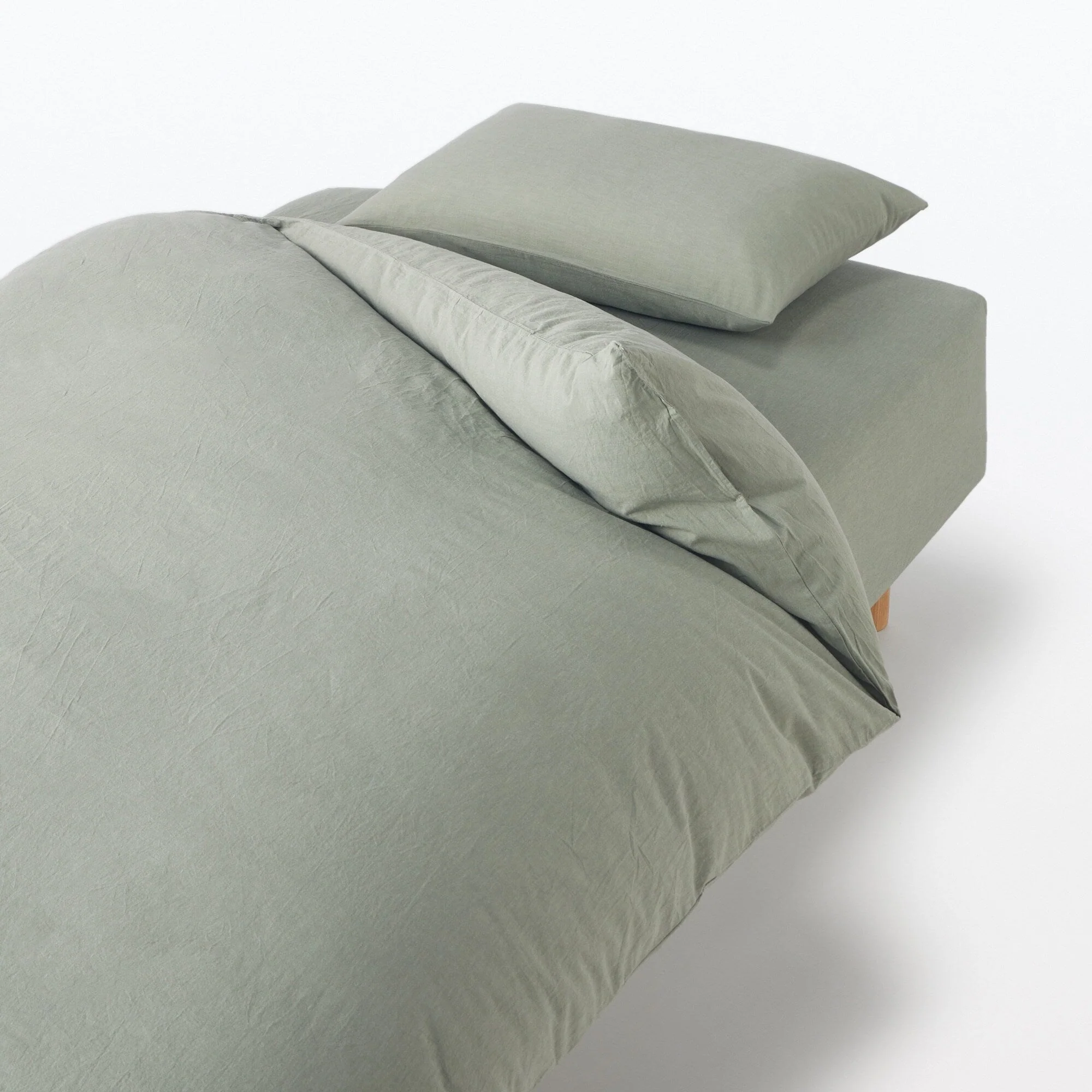 Washed Cotton Fitted Sheet - Image 2