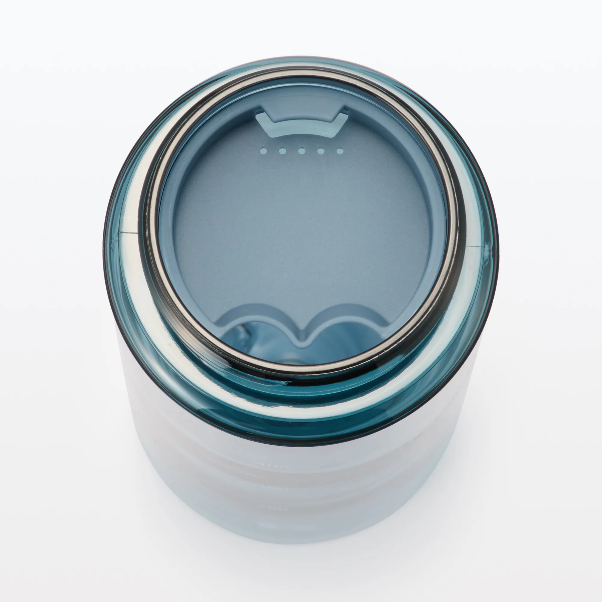 Water Bottle with Measurements 500ml - Blue - Image 2