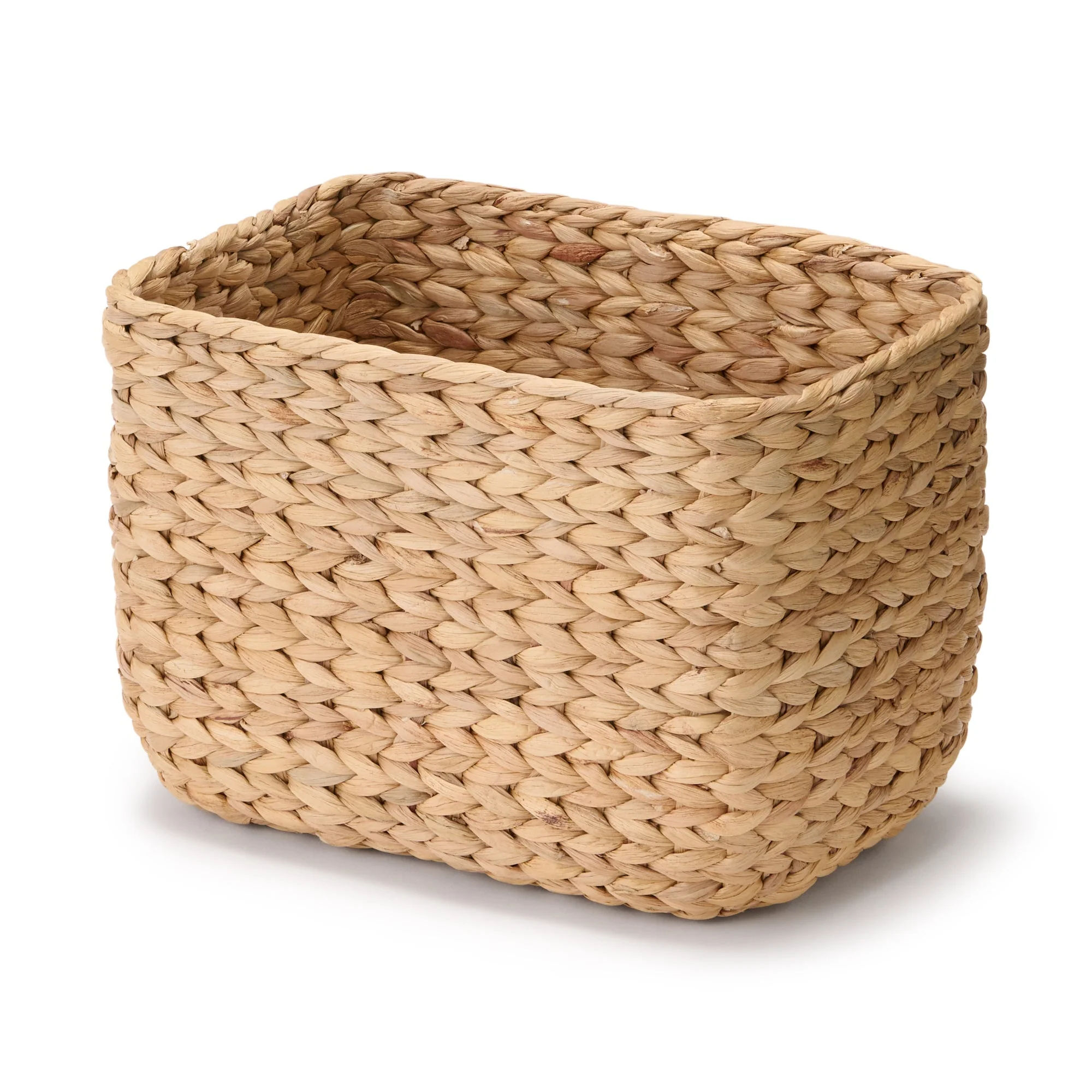 Water Hyacinth Basket - Rectangle - Large W34 x D23 x H24 cm