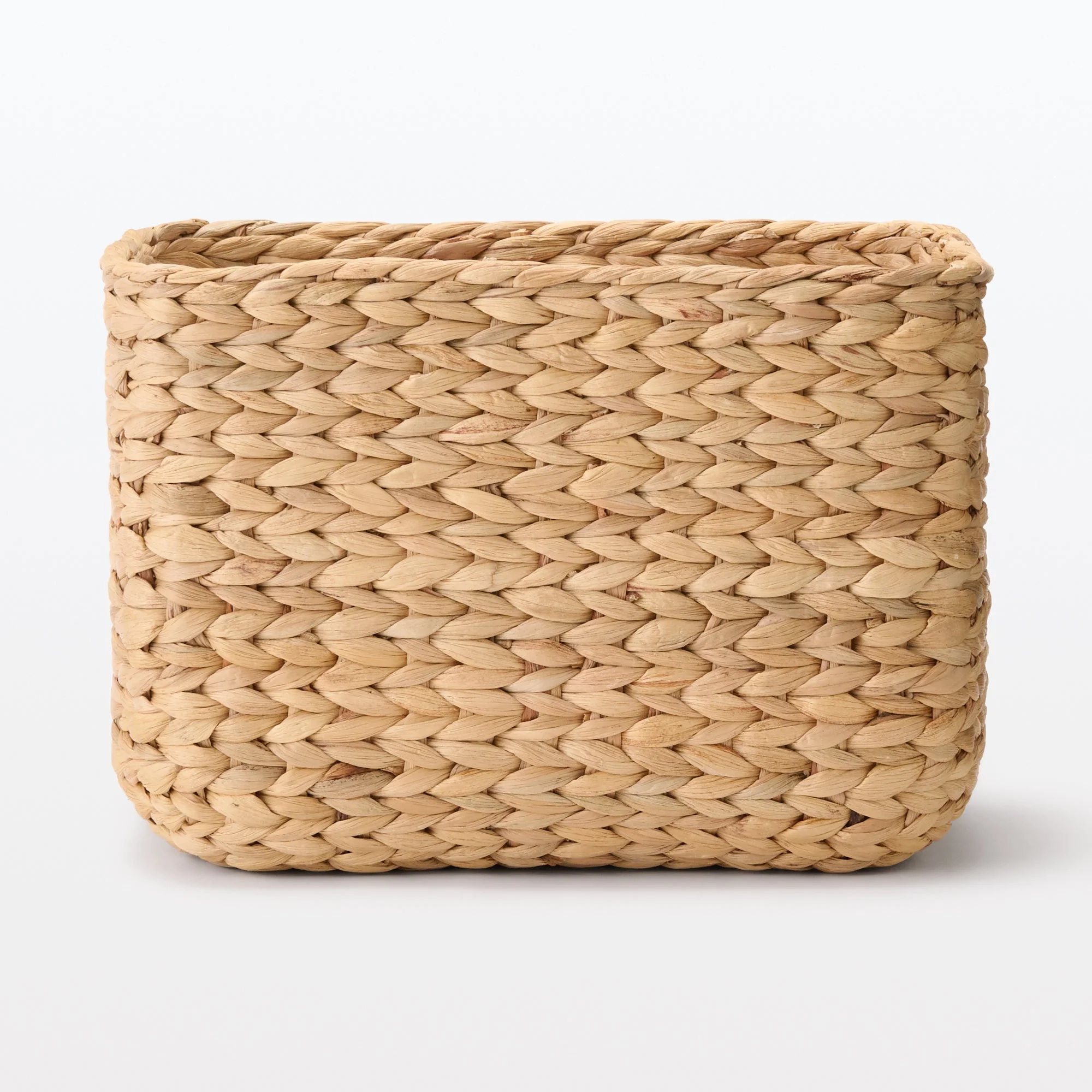 Water Hyacinth Basket - Rectangle - Large W34 x D23 x H24 cm - Image 3