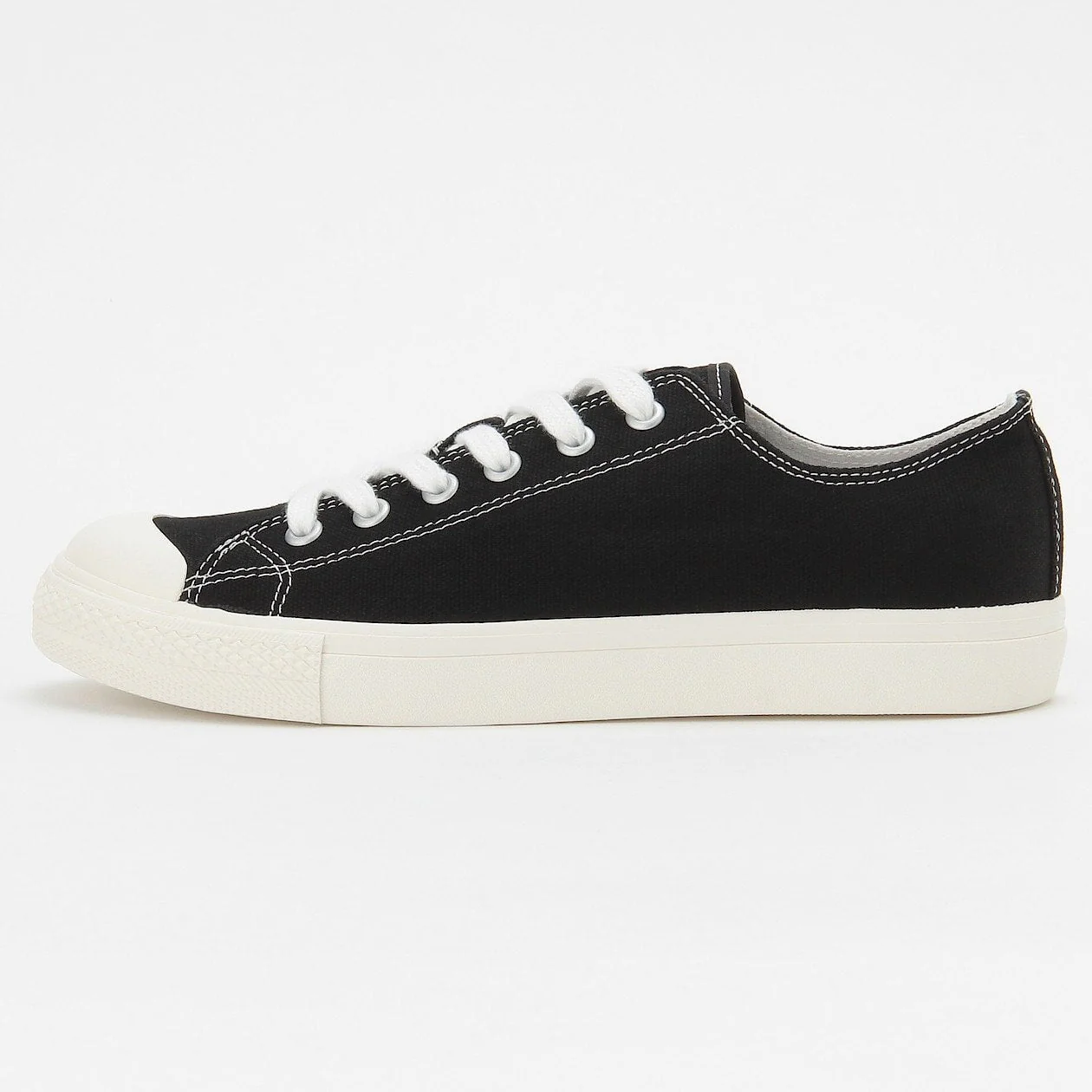 Water Repellent Cushioned Sneakers with Laces Black - Image 5