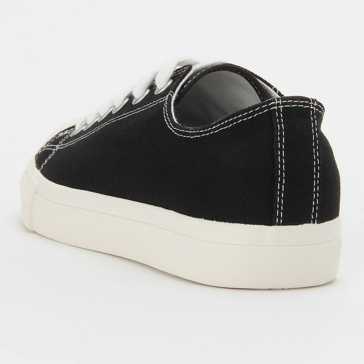 Water Repellent Cushioned Sneakers with Laces Black - Image 7