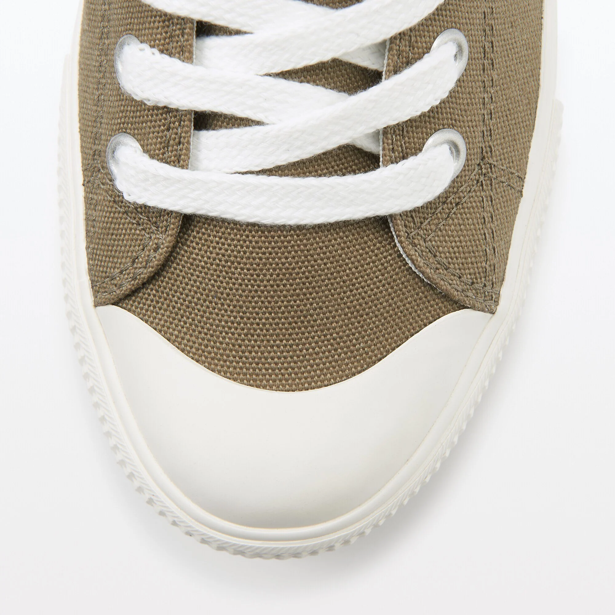 Water Repellent Cushioned Sneakers with Laces Olive Green - Image 10