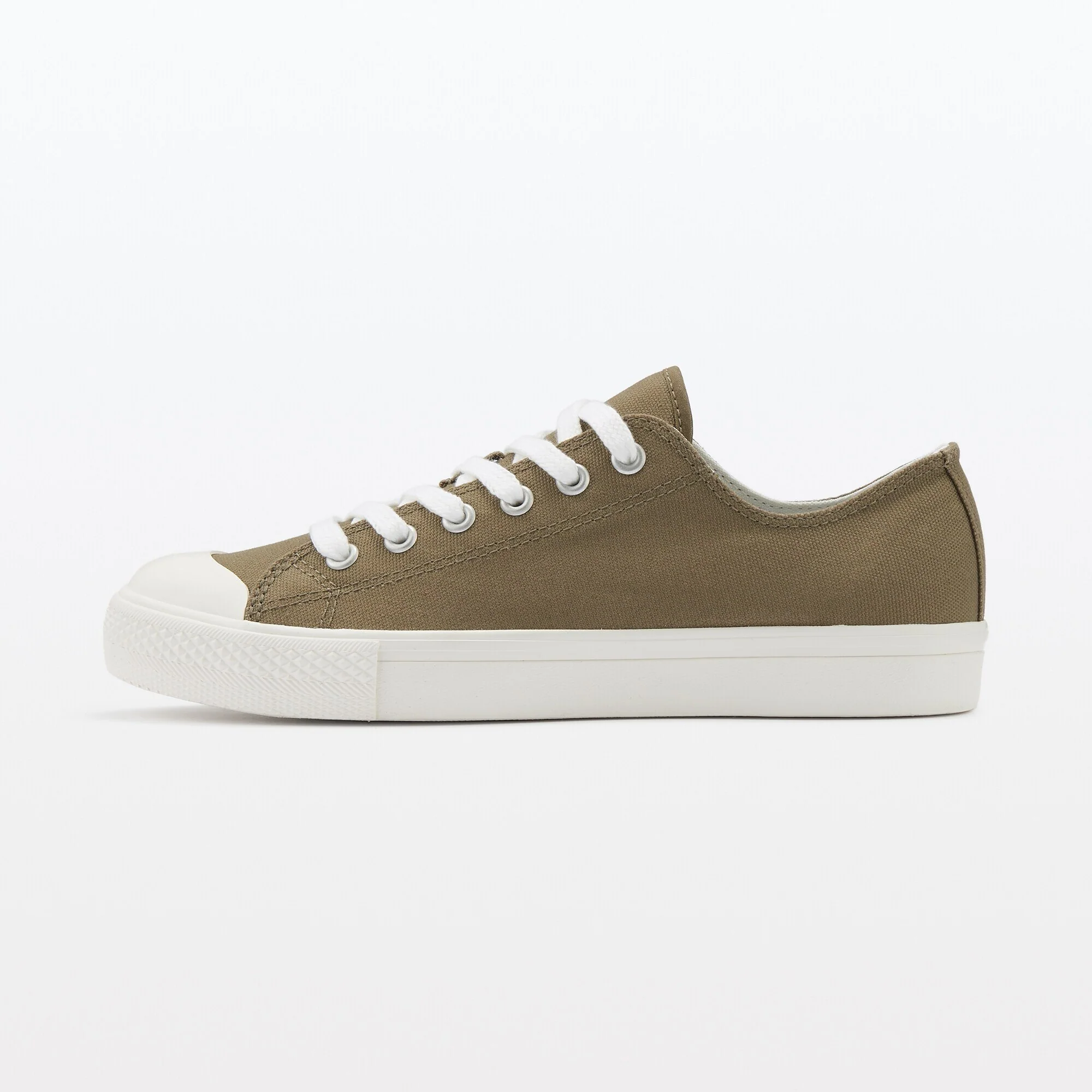 Water Repellent Cushioned Sneakers with Laces Olive Green - Image 14