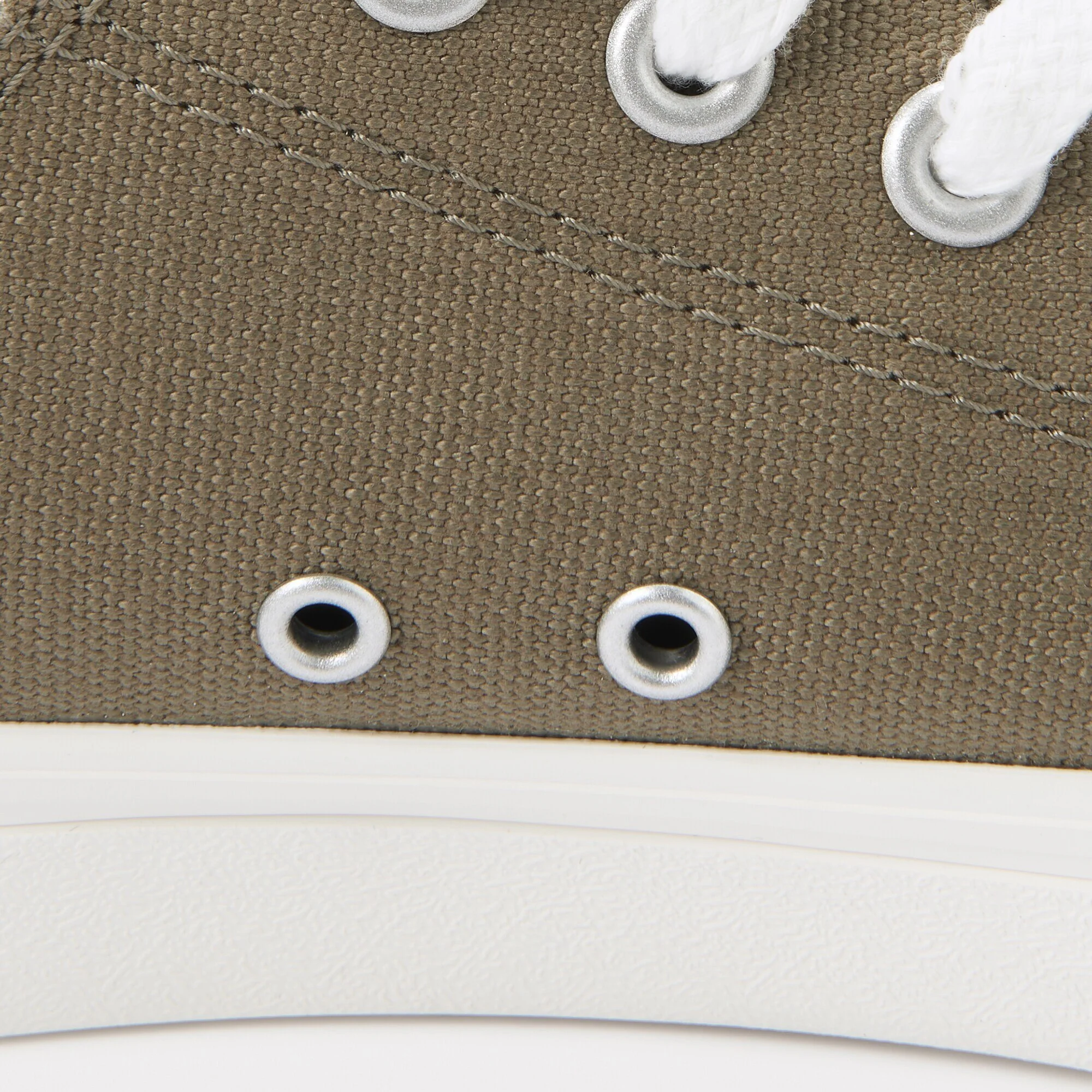 Water Repellent Cushioned Sneakers with Laces Olive Green - Image 17