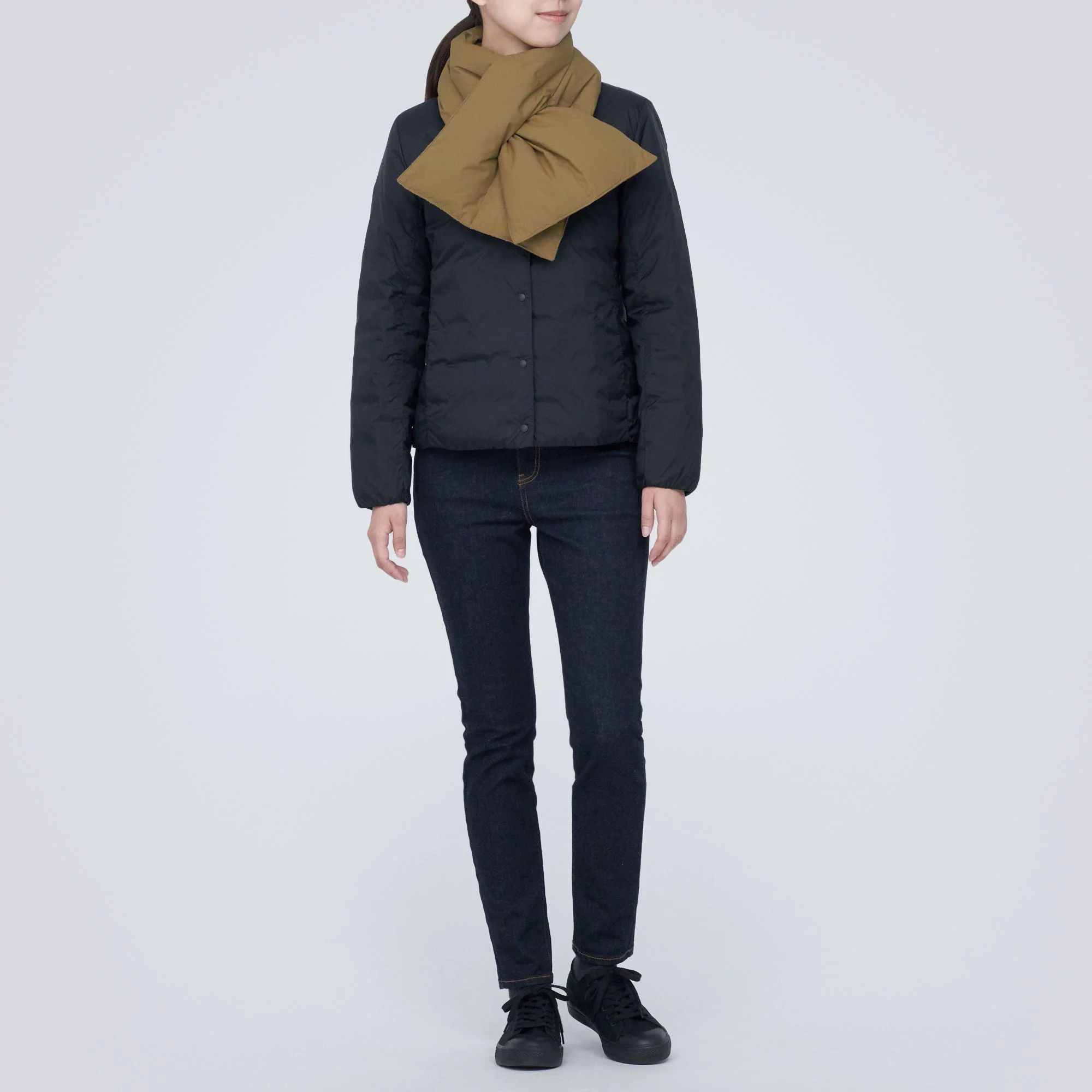 Water Repellent Pocketable Down Stole - Image 28