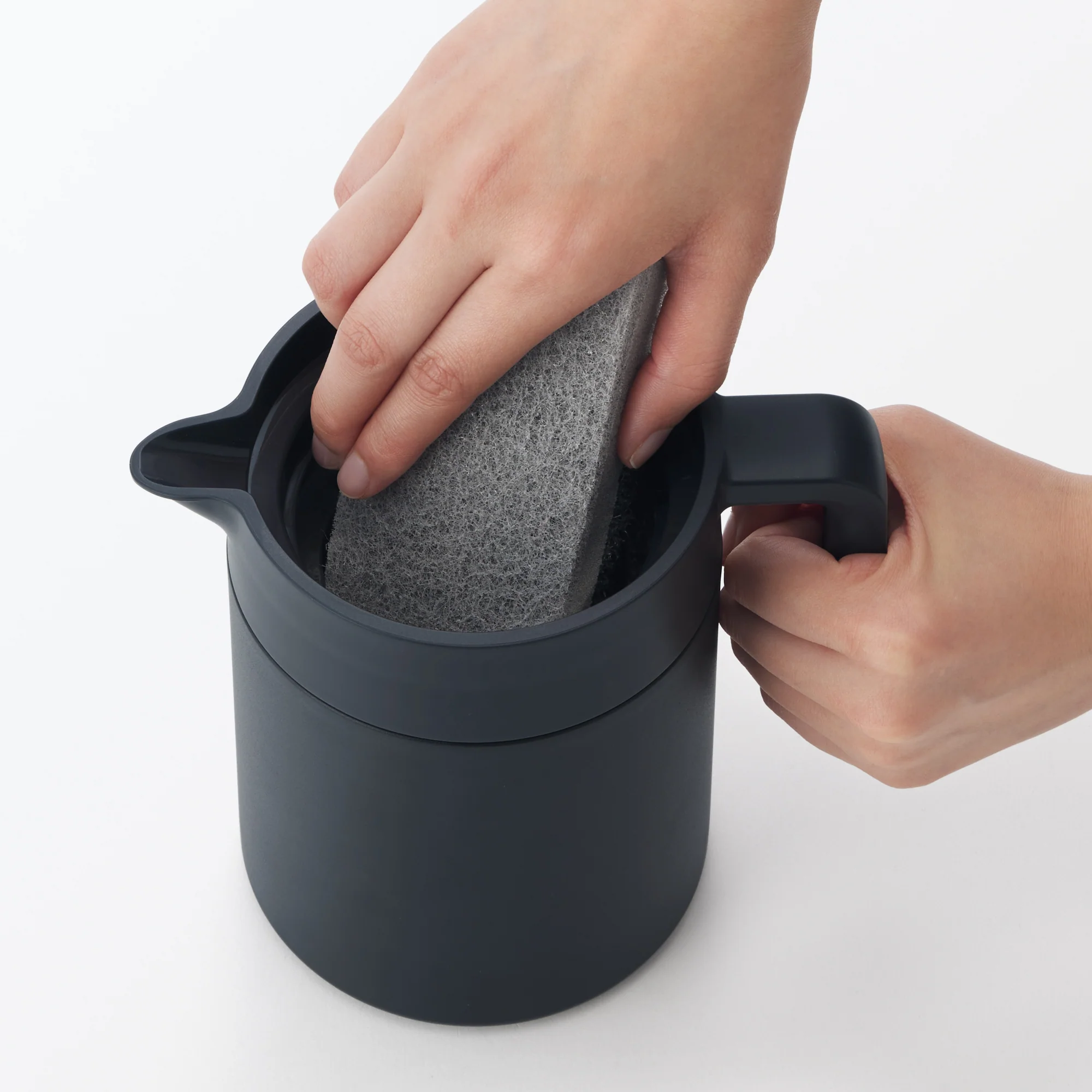 Wide Mouth Insulated Jug 0.8 L - Black - Image 8