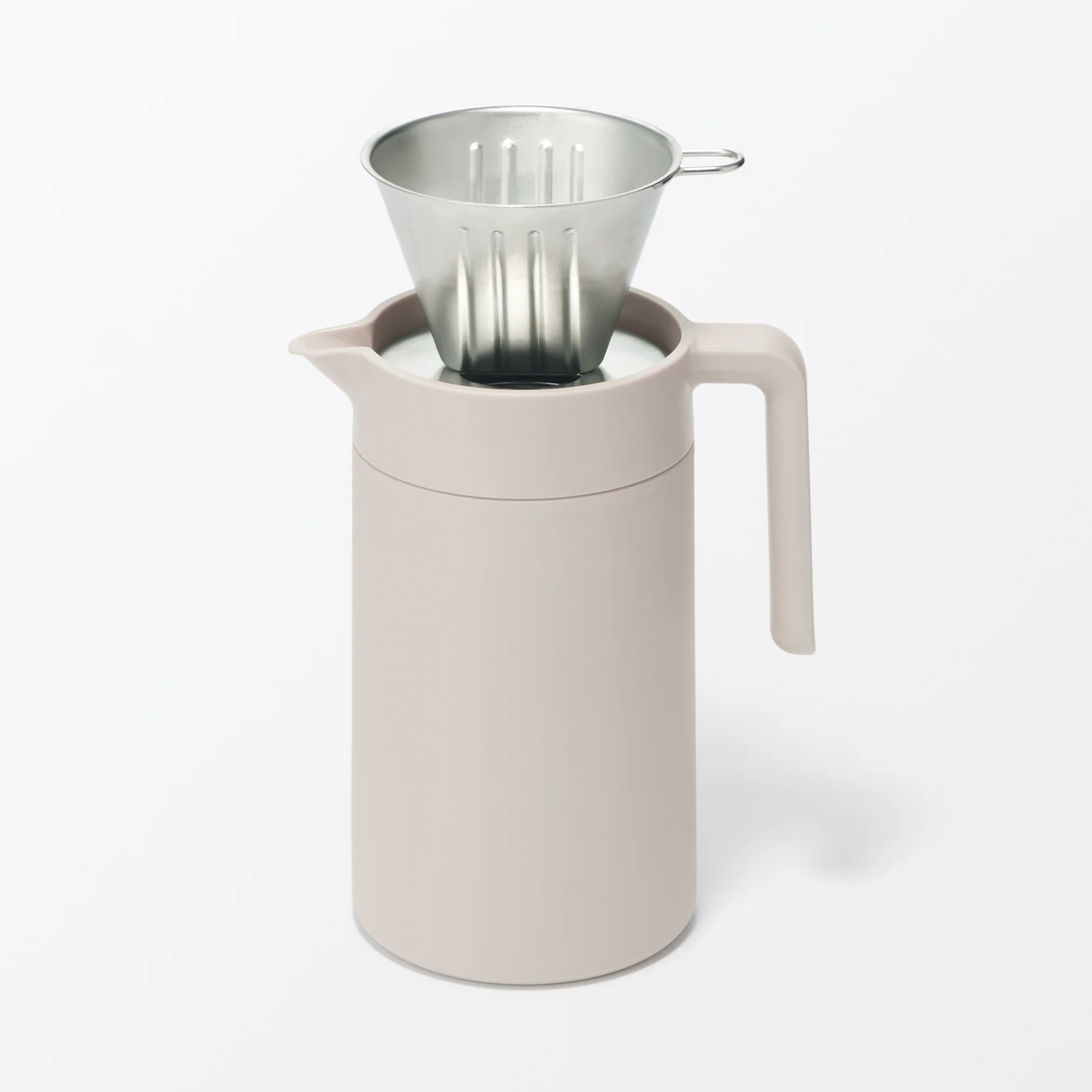 Wide Mouth Insulated Jug 1.3 L - Grey Beige - Image 9